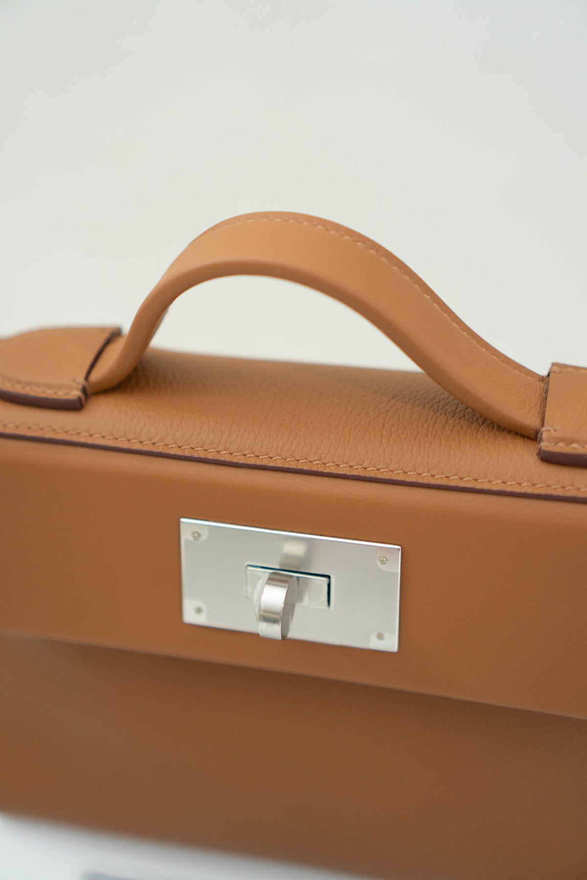 24/24 21 Bag – Gold Togo & Swift Leather