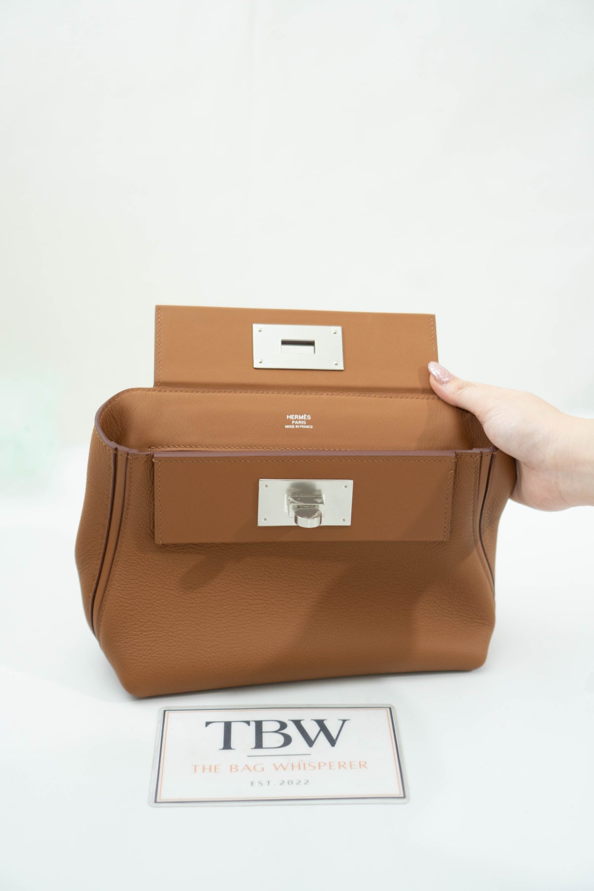 24/24 21 Bag – Gold Togo & Swift Leather