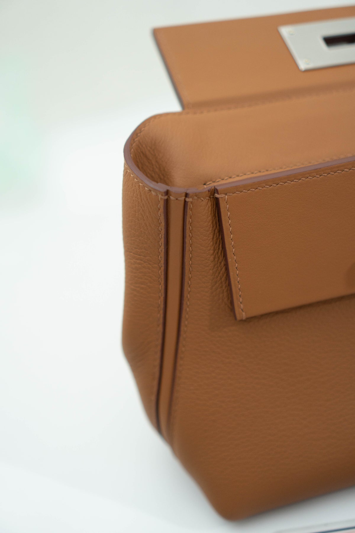 24/24 21 Bag – Gold Togo & Swift Leather