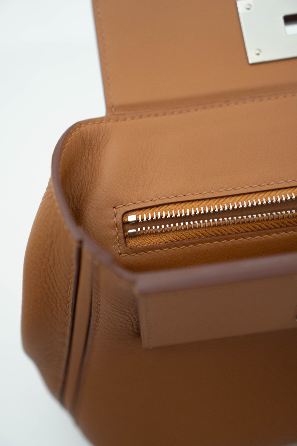 24/24 21 Bag – Gold Togo & Swift Leather