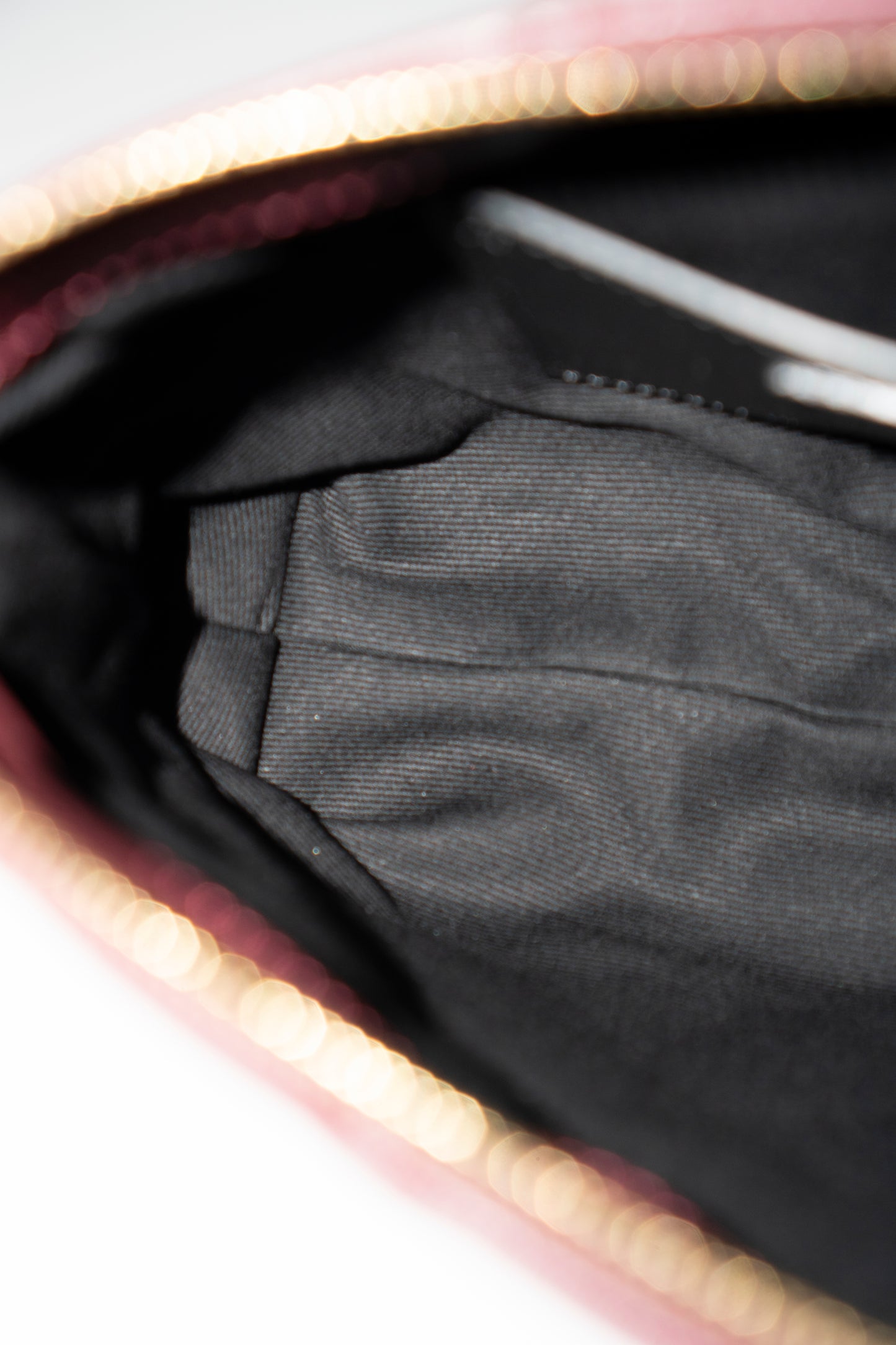 Icare Medium Tote – Bordeaux Lambskin with Gold Hardware