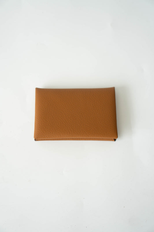 Calvi Duo in gold Epsom Calfskin