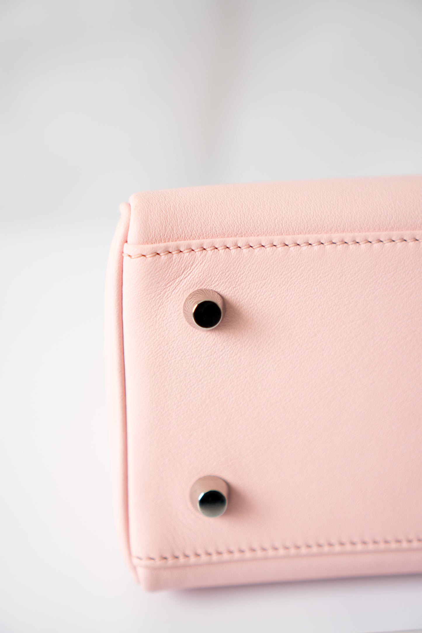 KL 25 Top Handle Bag – Rose Sakura Swift with Palladium Hardware