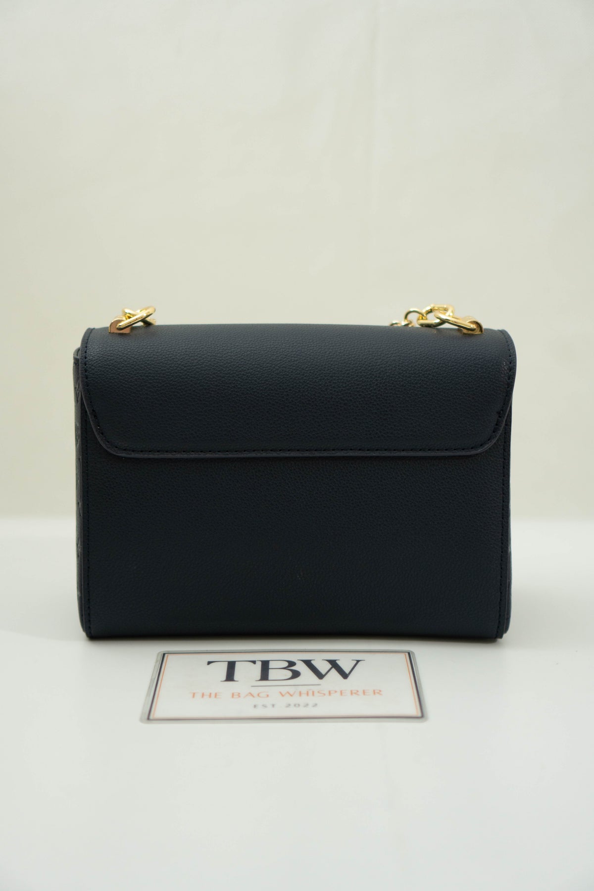 Twist MM Chain Bag – Dark Navy Monogram Empreinte & Epi Leather