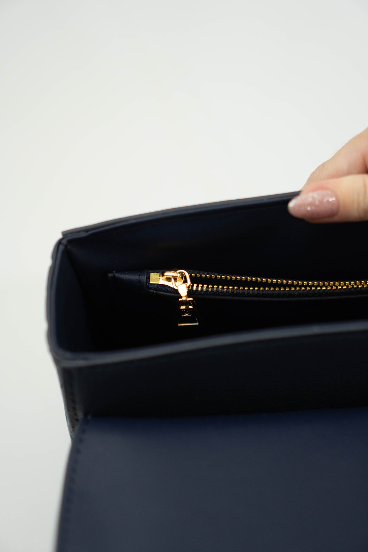 Twist MM Chain Bag – Dark Navy Monogram Empreinte & Epi Leather