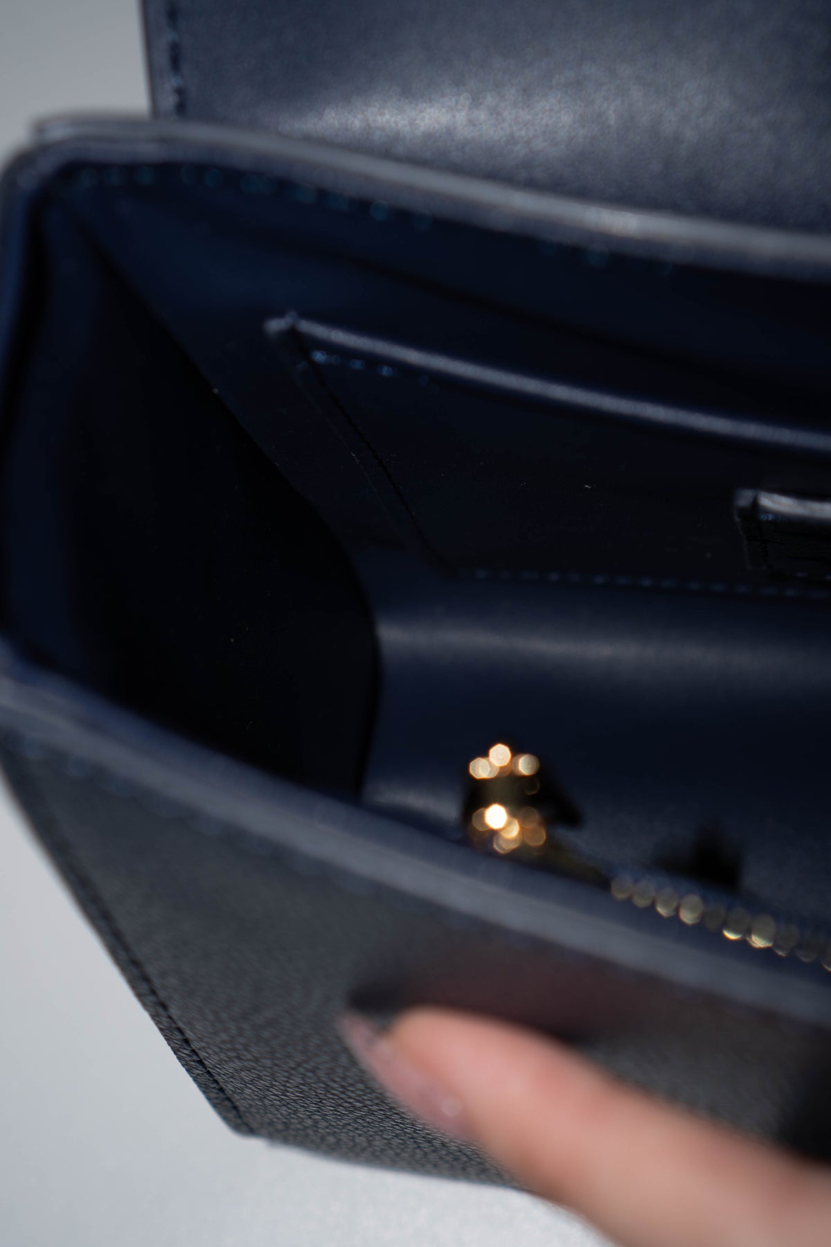 Twist MM Chain Bag – Dark Navy Monogram Empreinte & Epi Leather