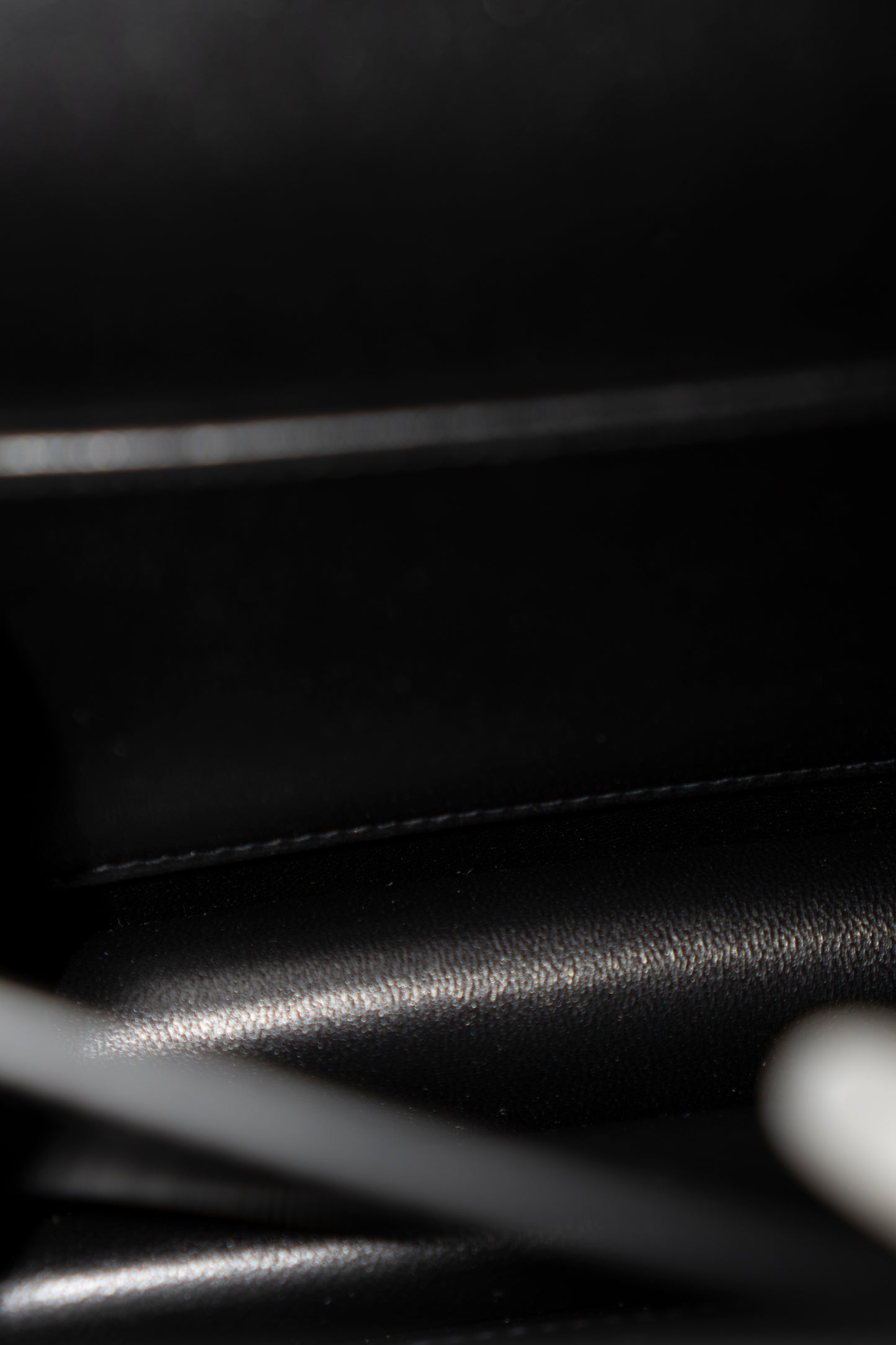 Constanc 18 – Black Box Leather with Stud Detailing