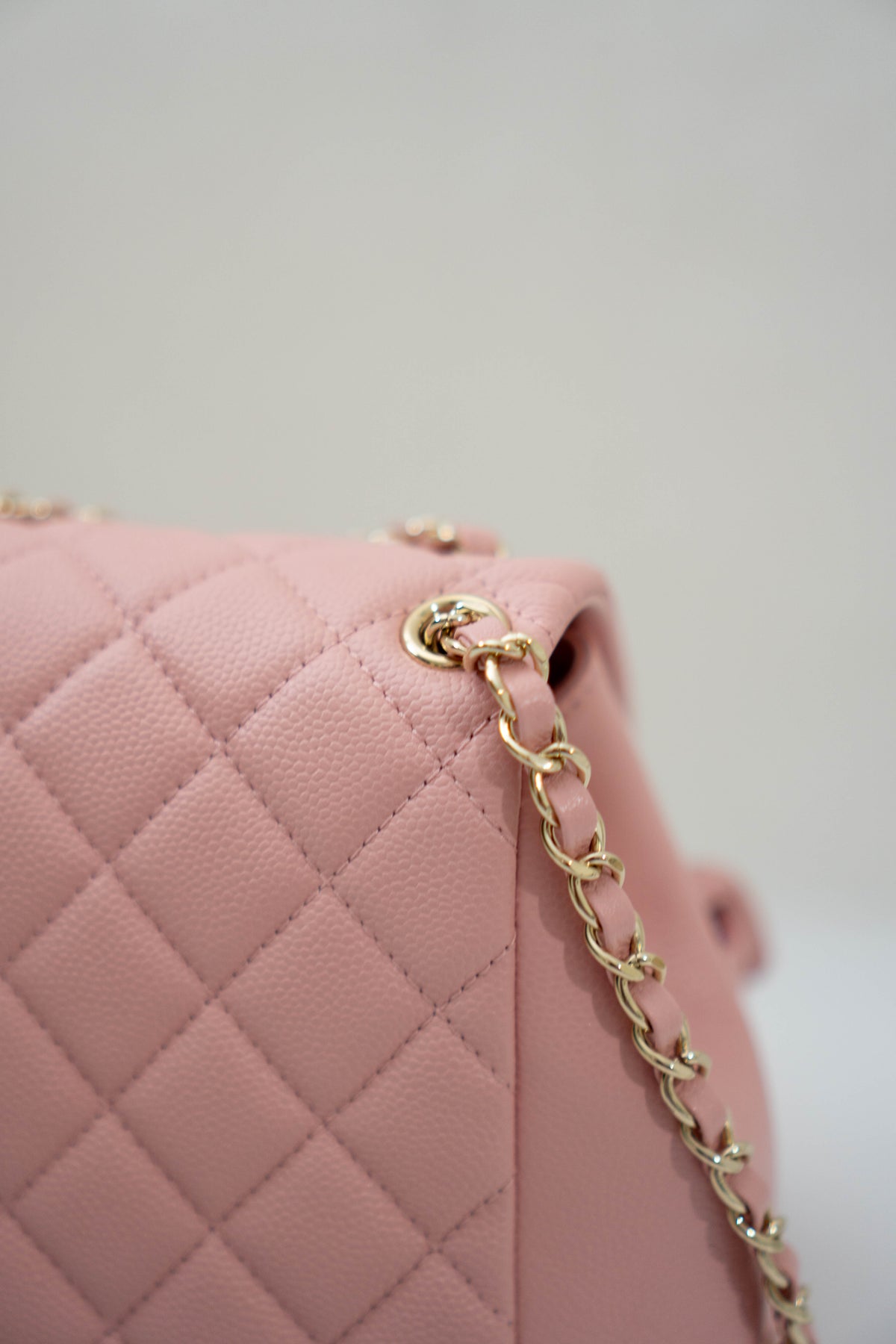 CC Duma Backpack with Front Pockets – Light Pink Caviar