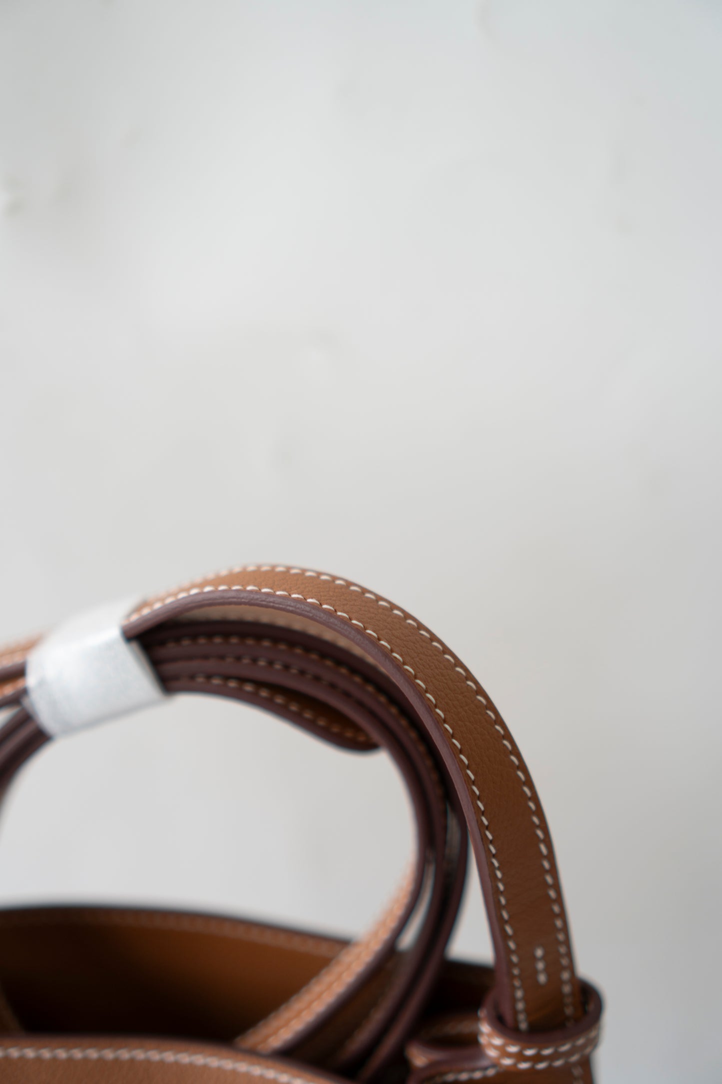 So Kelly Mini – Gold Evercolor Leather with Palladium Hardware (no logo)