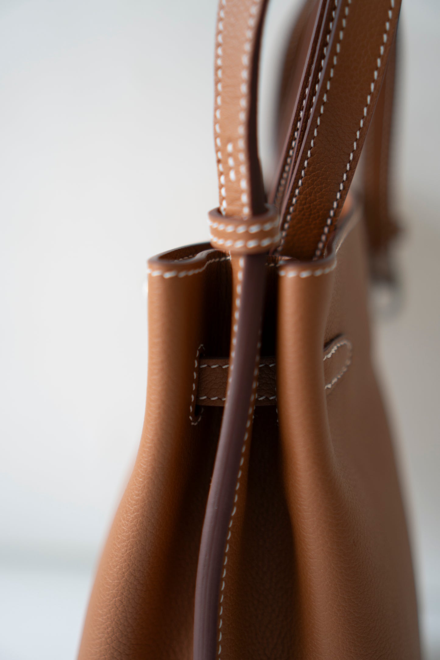 So Kelly Mini – Gold Evercolor Leather with Palladium Hardware (no logo)