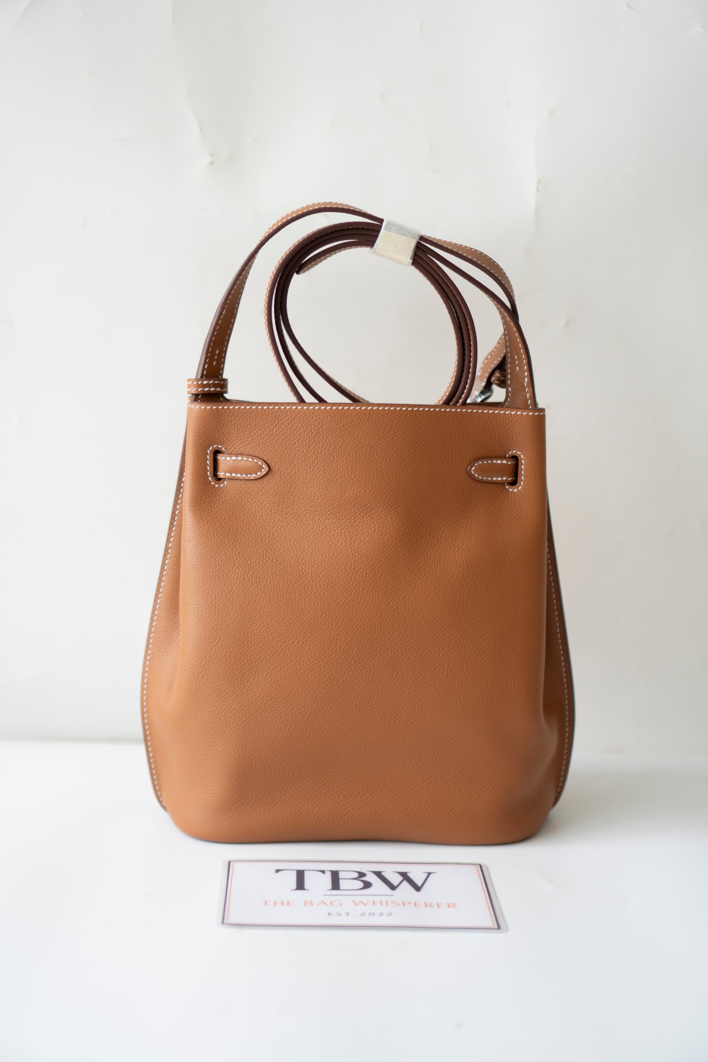 So Kelly Mini – Gold Evercolor Leather with Palladium Hardware (no logo)