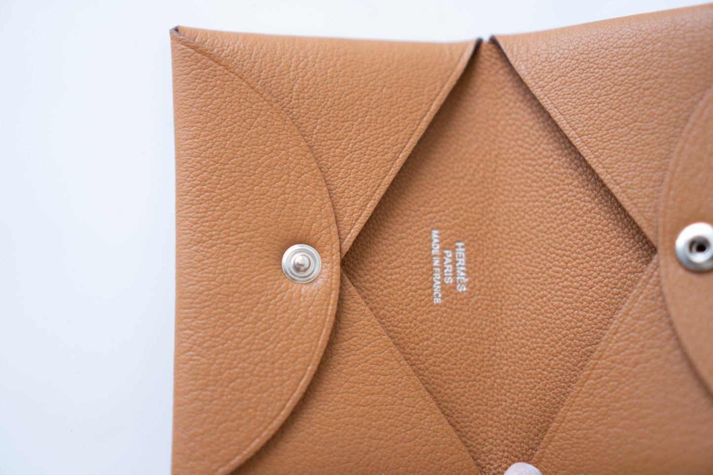 Calvi Duo in gold Epsom Calfskin