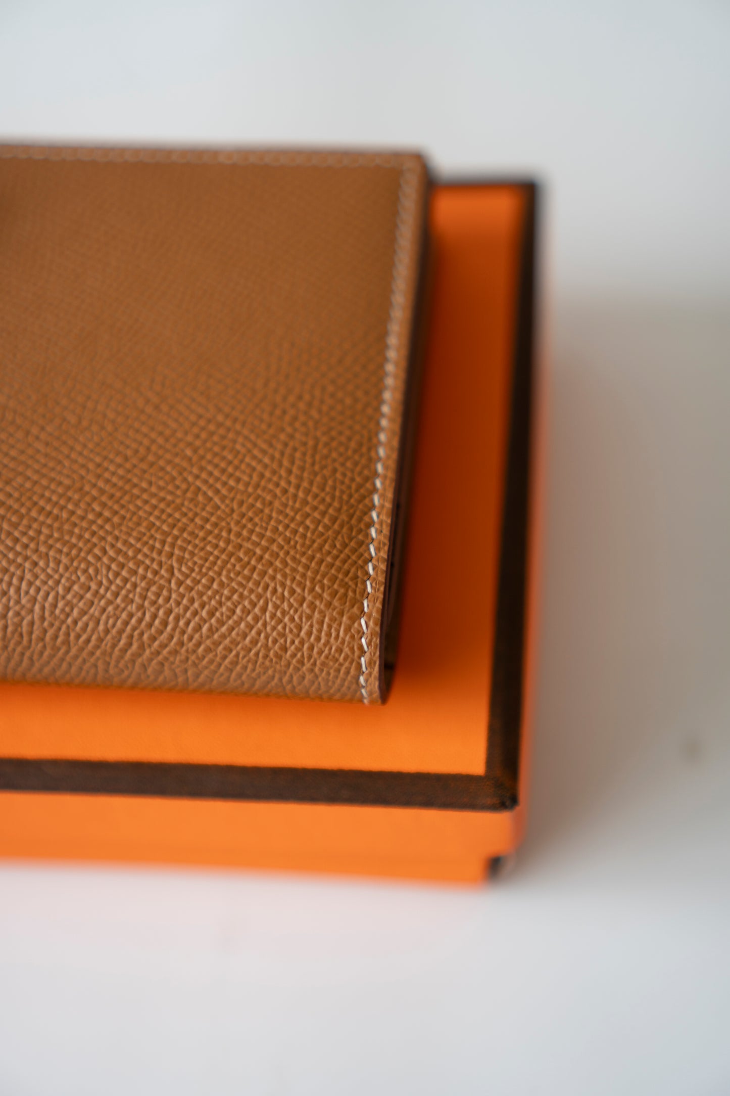 Long Epsom Wallet – Gold with Gold Hardware