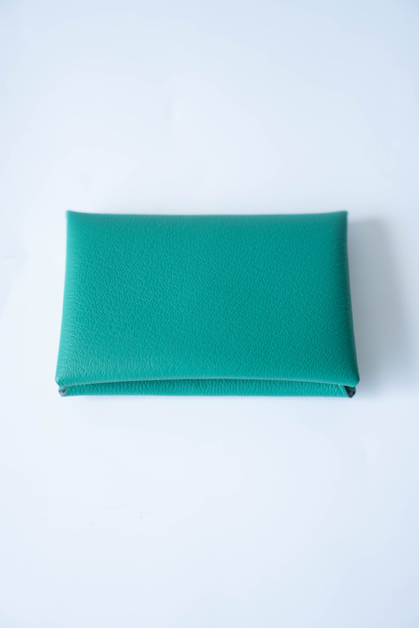 Calvi Duo in Vert Comics Chèvre leather
