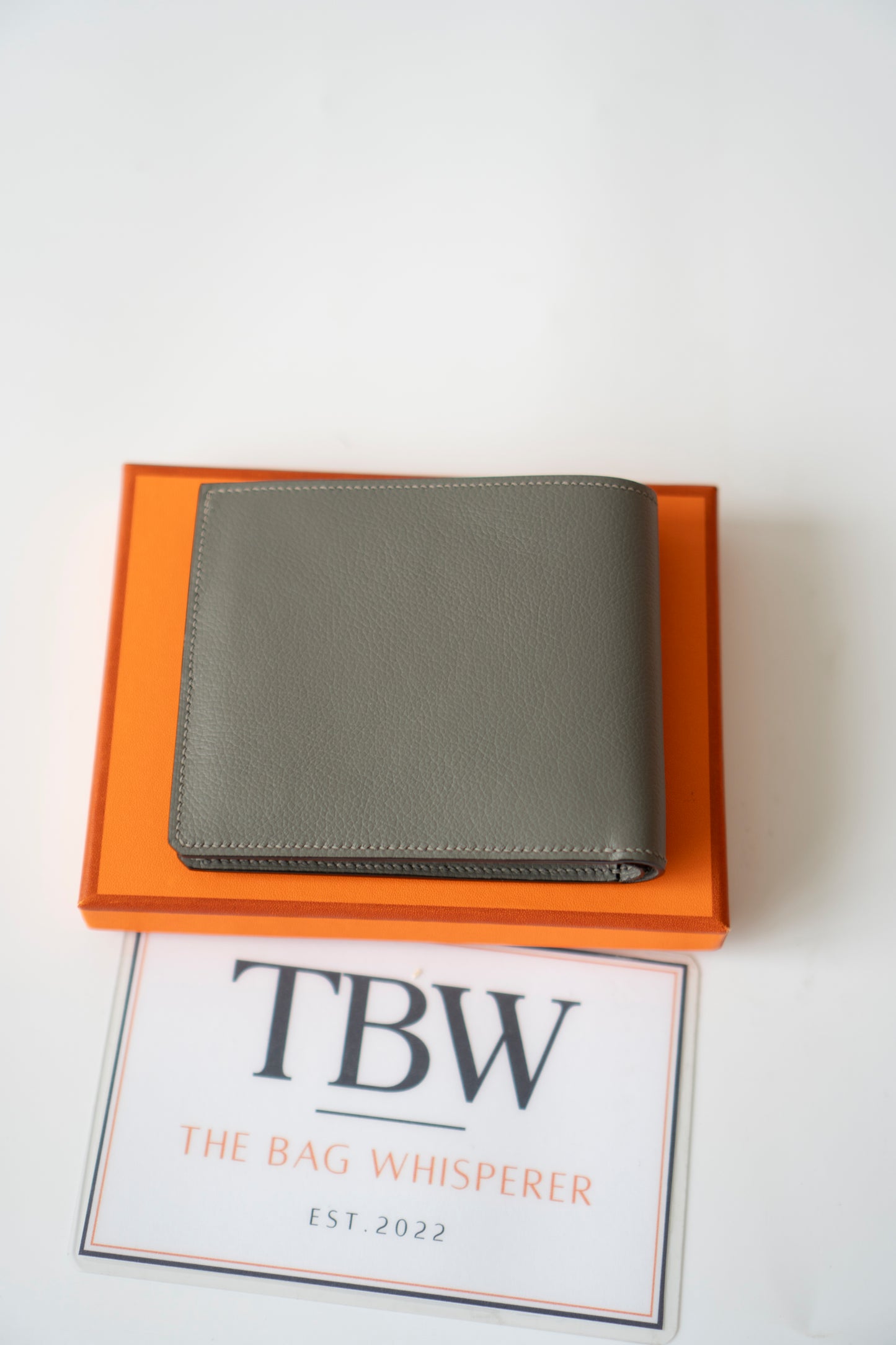 Men's Compact Wallet – Gris Meyer Evercolor Leather