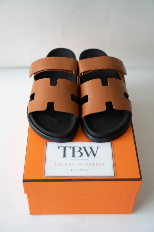 Chypre Sandals – Brown Saddle