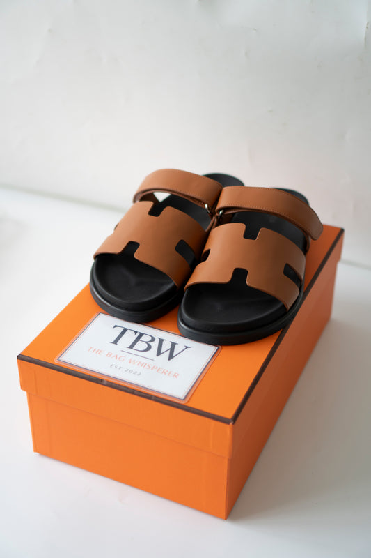 Chypre Sandals – Brown Saddle