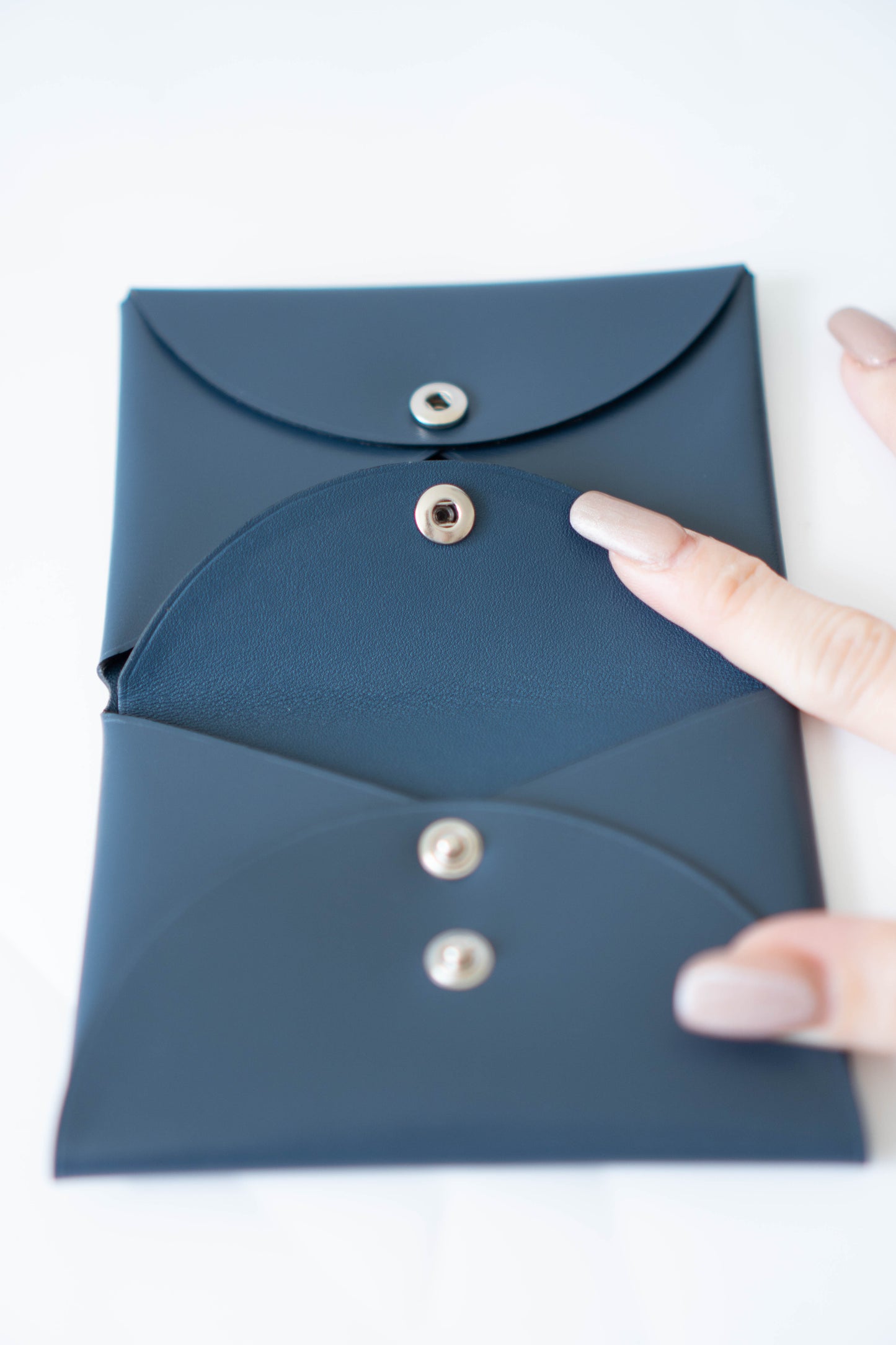 Calvi Duo in Blue Abysse Epsom Leather