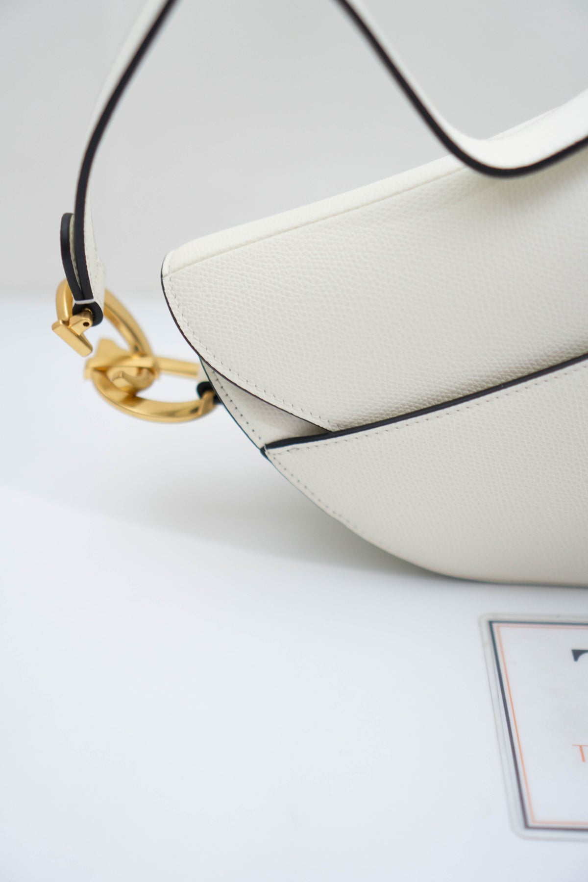 Saddle Bag – Latte Grained Calfskin