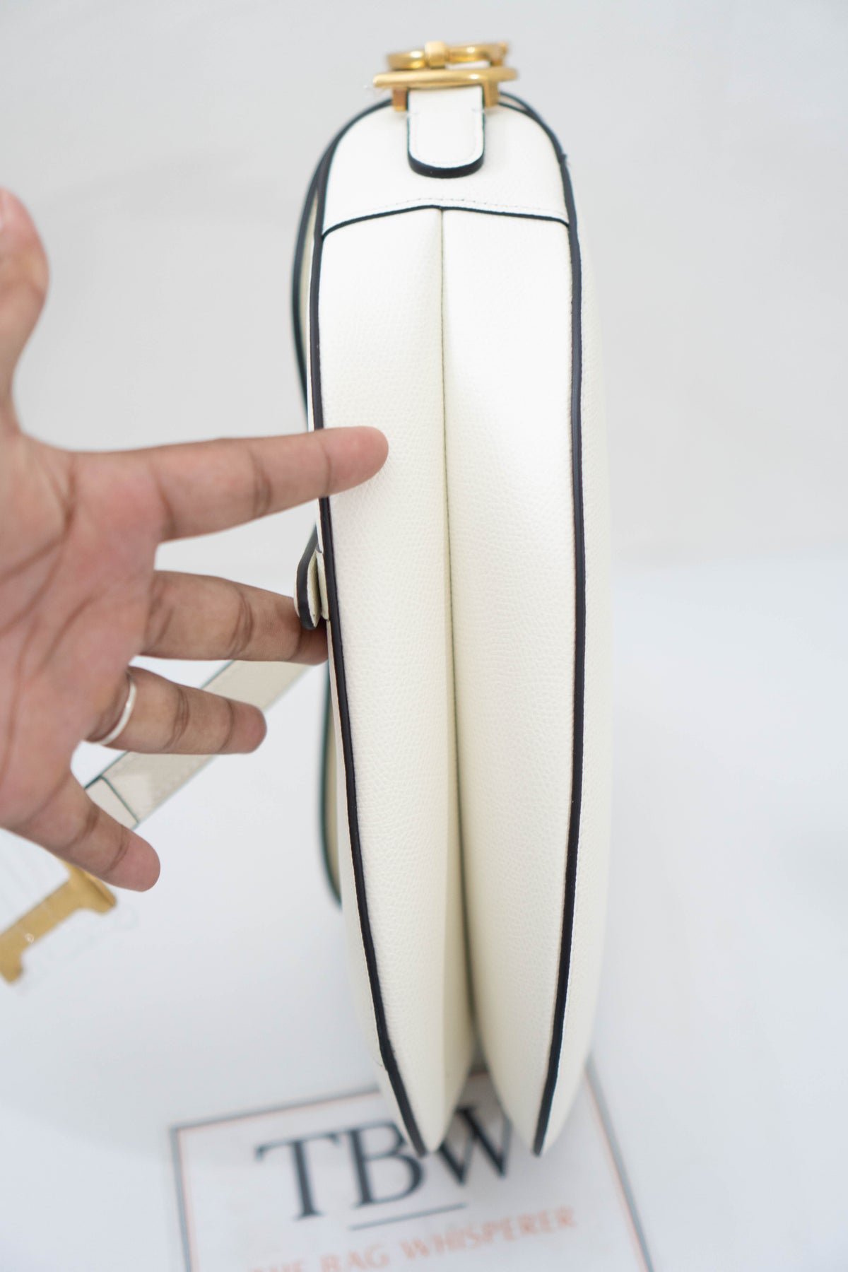 Saddle Bag – Latte Grained Calfskin