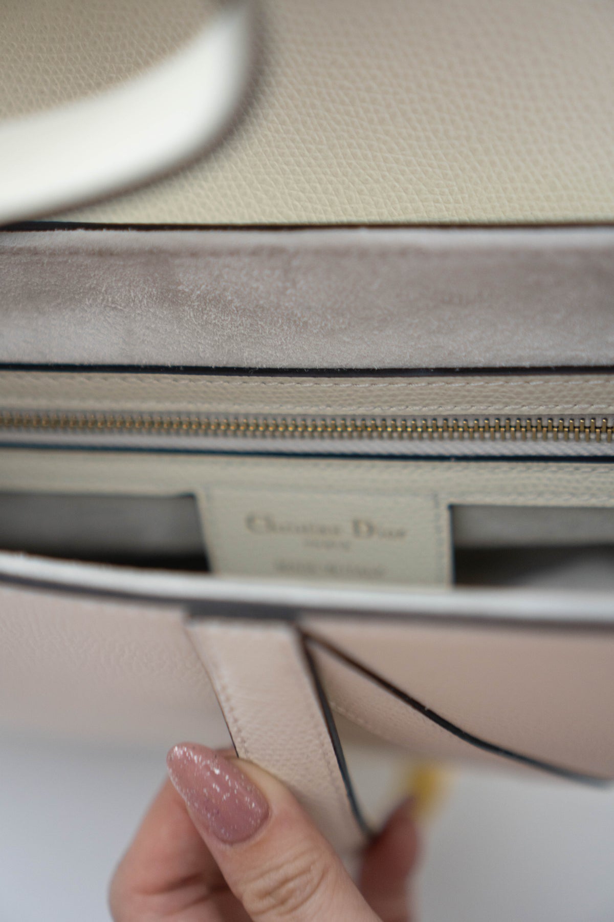 Saddle Bag – Latte Grained Calfskin