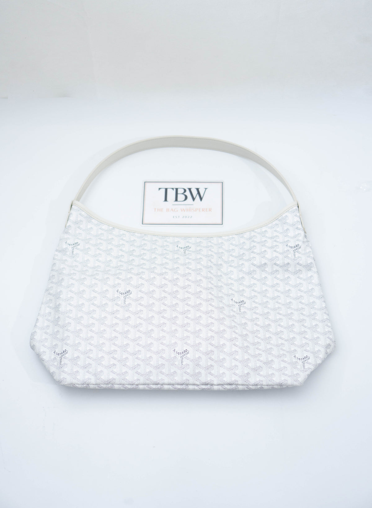 Bohème PM Hobo Bag – White Coated Canvas