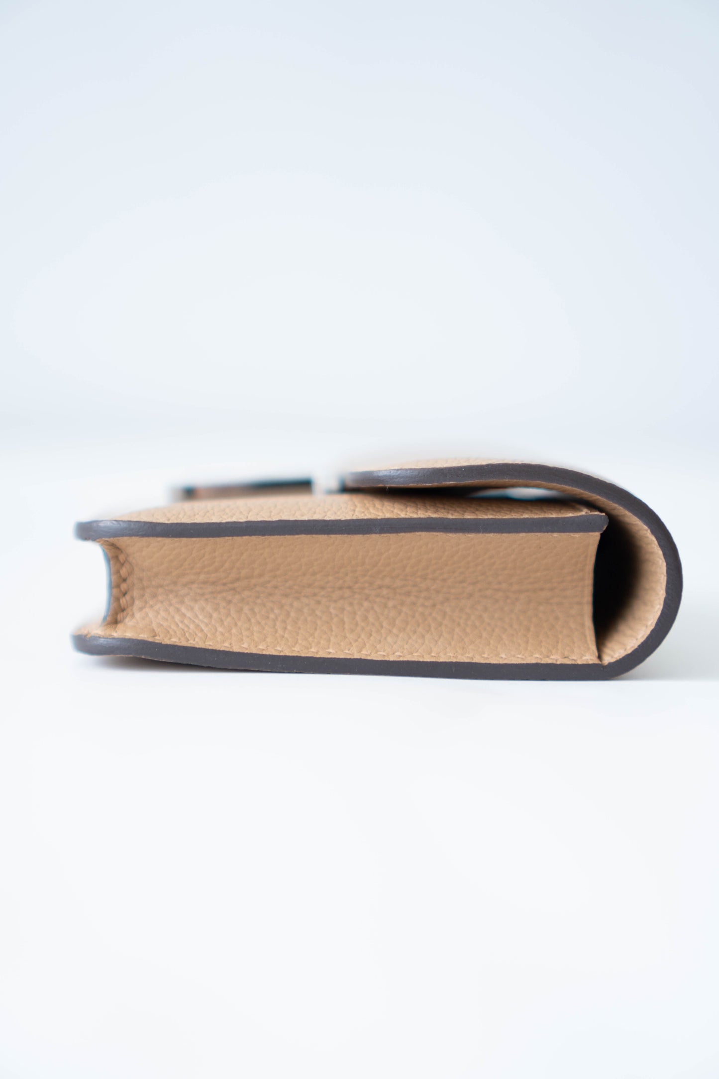 Constanc Slim in Chai Evercolor Leather with Palladium Hardware
