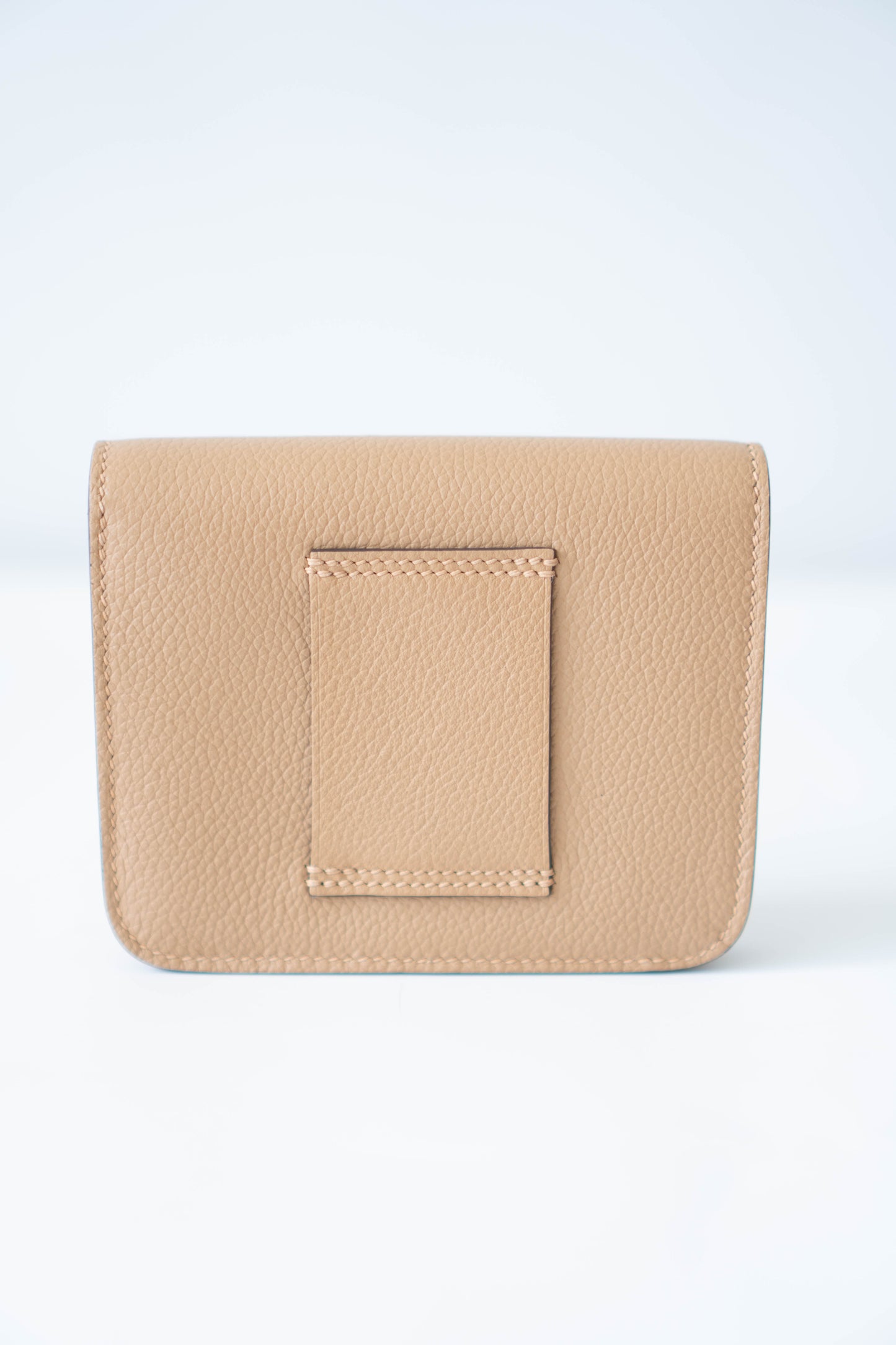 Constanc Slim in Chai Evercolor Leather with Palladium Hardware