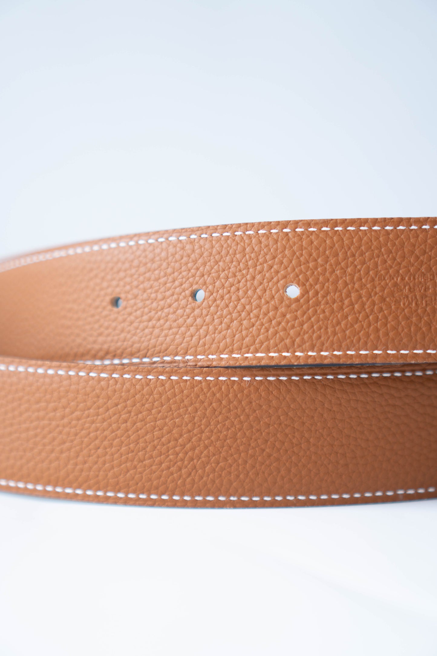 Reversible H Buckle Belt – Black & Brown with Gold Hardware