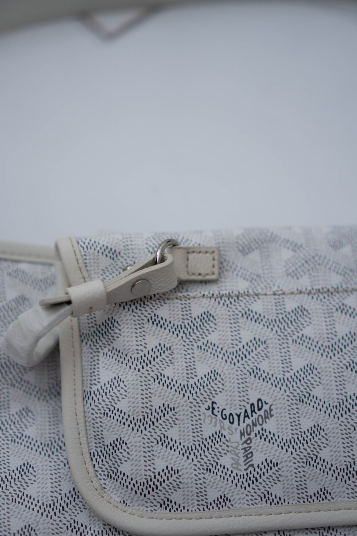 Bohème PM Hobo Bag – White Coated Canvas
