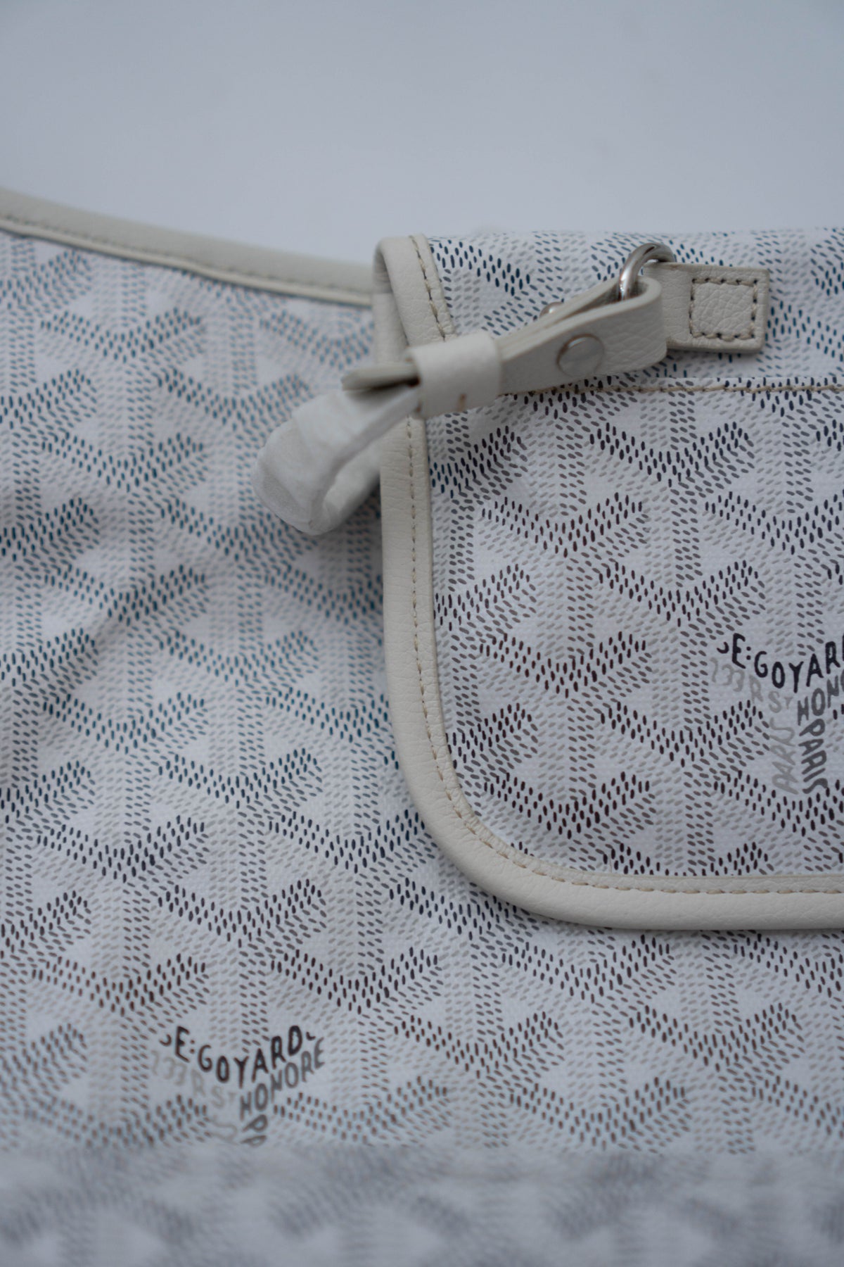 Bohème PM Hobo Bag – White Coated Canvas