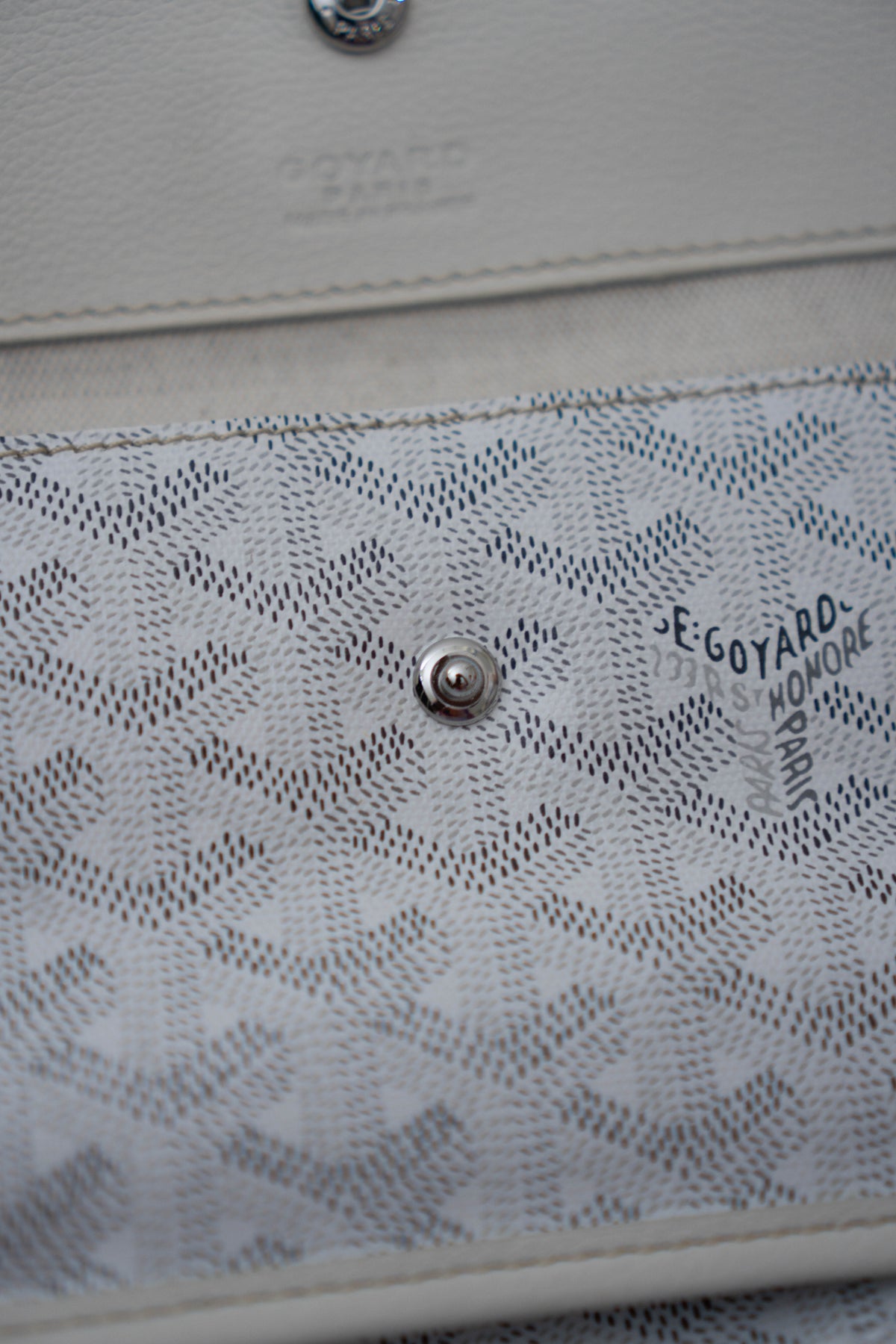 Bohème PM Hobo Bag – White Coated Canvas