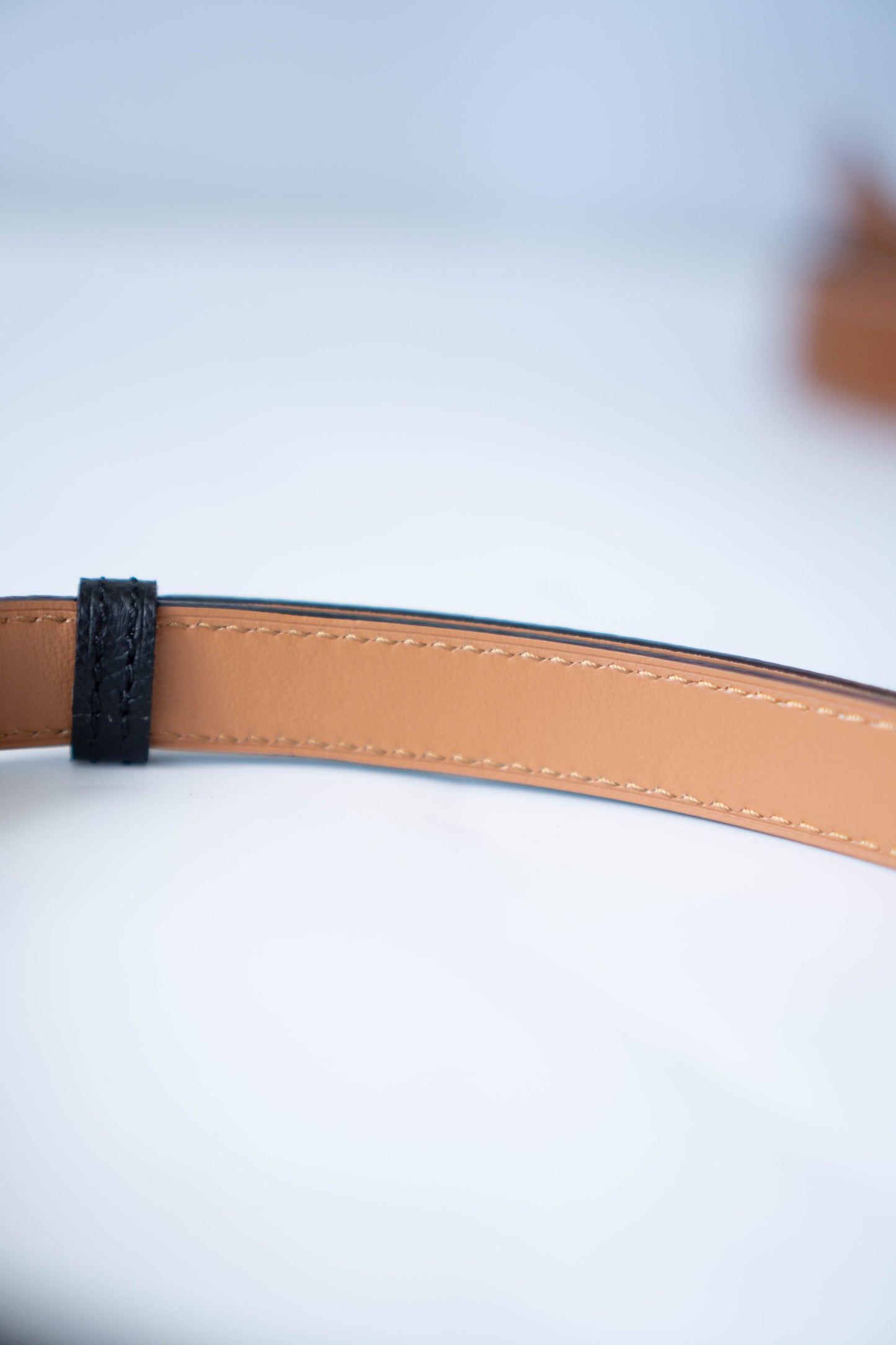 KL 18 Belt – Black Epsom Leather with Gold Hardware