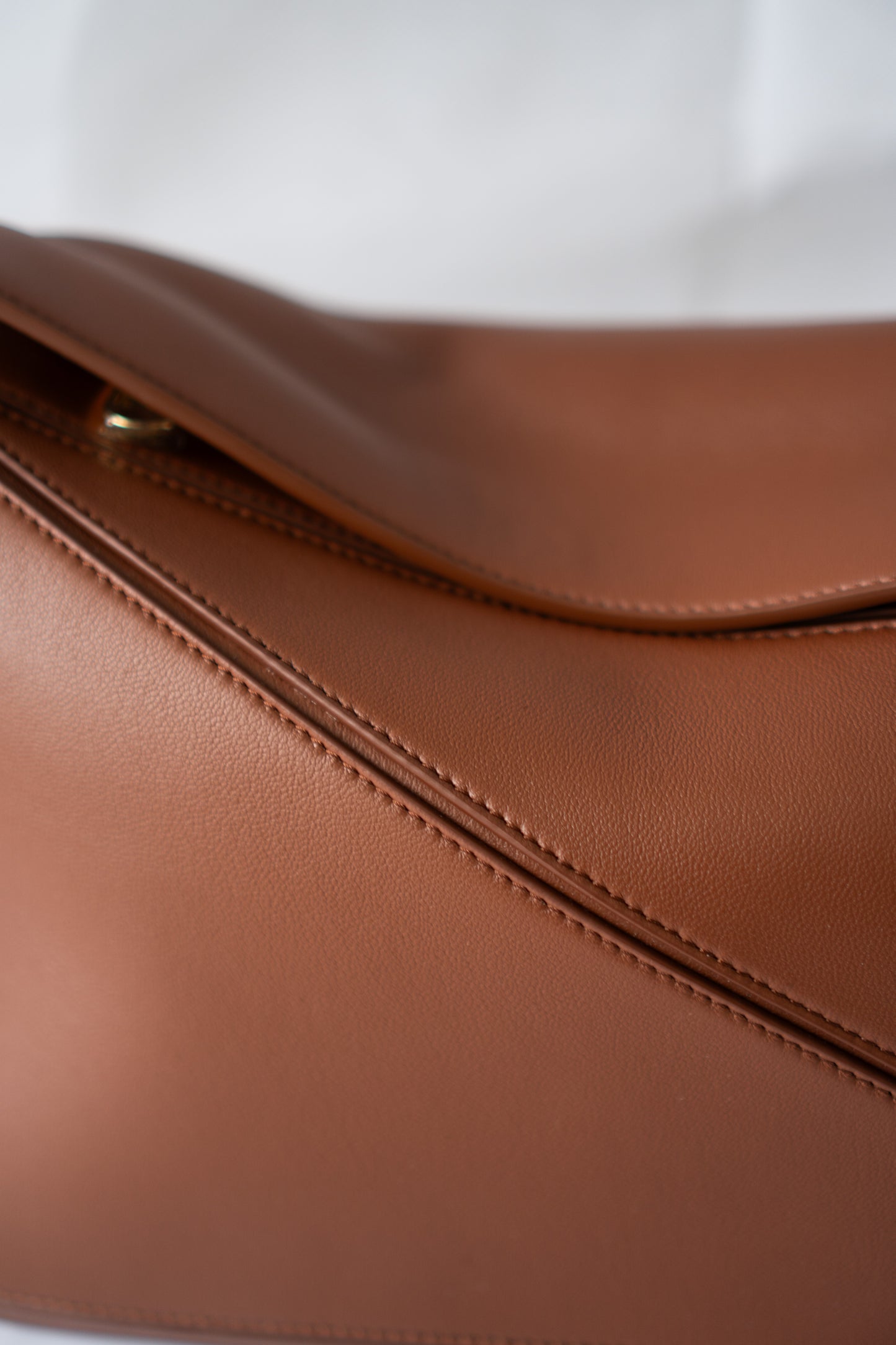 Featherlight Puzzle Bag in Medium Size – Pecan Nappa Lambskin