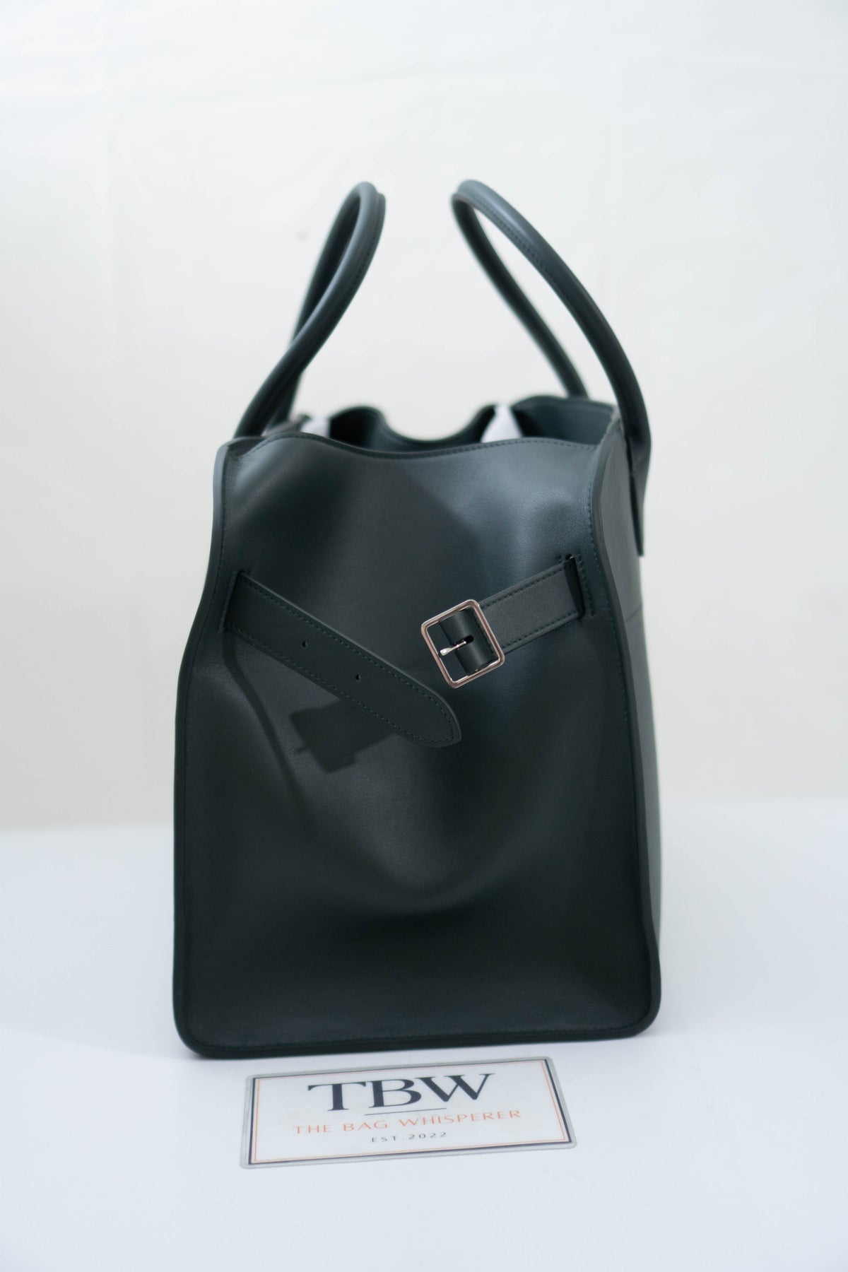 Margaux 15 Bag – Dark Green Grained Leather