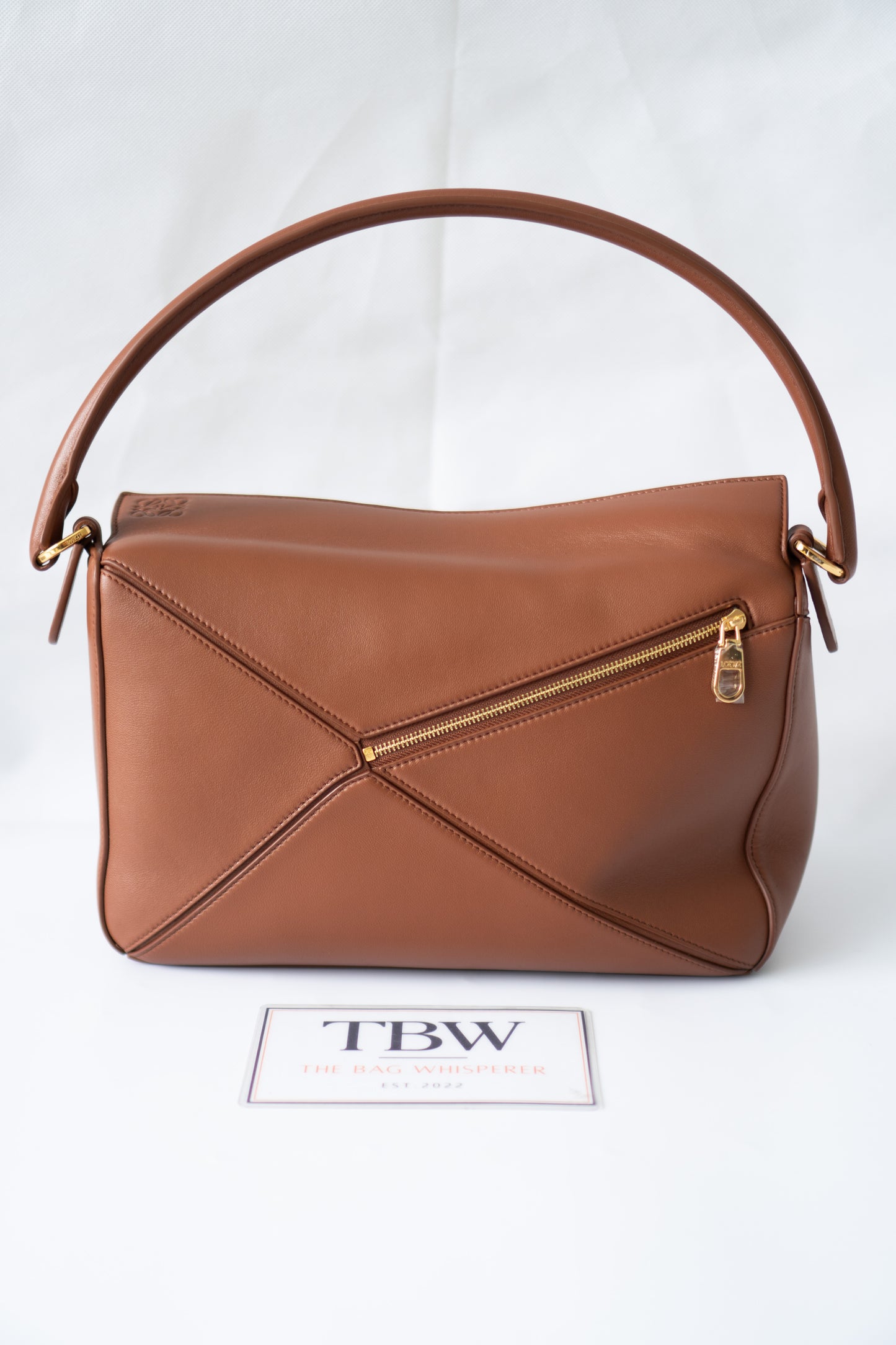 Featherlight Puzzle Bag in Medium Size – Pecan Nappa Lambskin