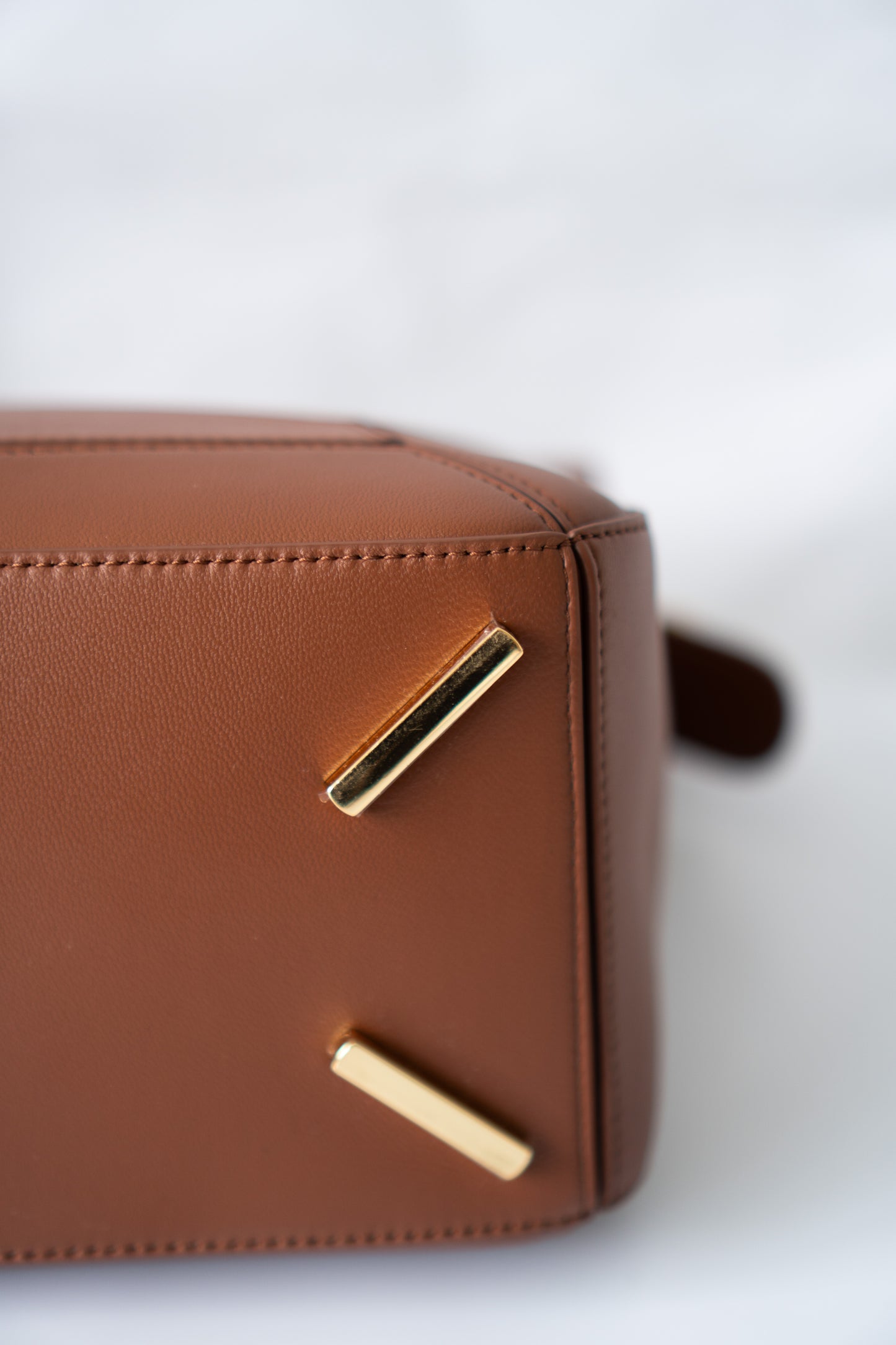 Featherlight Puzzle Bag in Medium Size – Pecan Nappa Lambskin