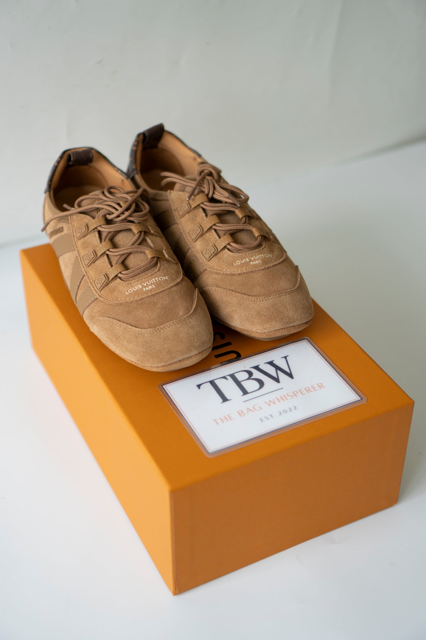 Sneakerina – Cognac Suede