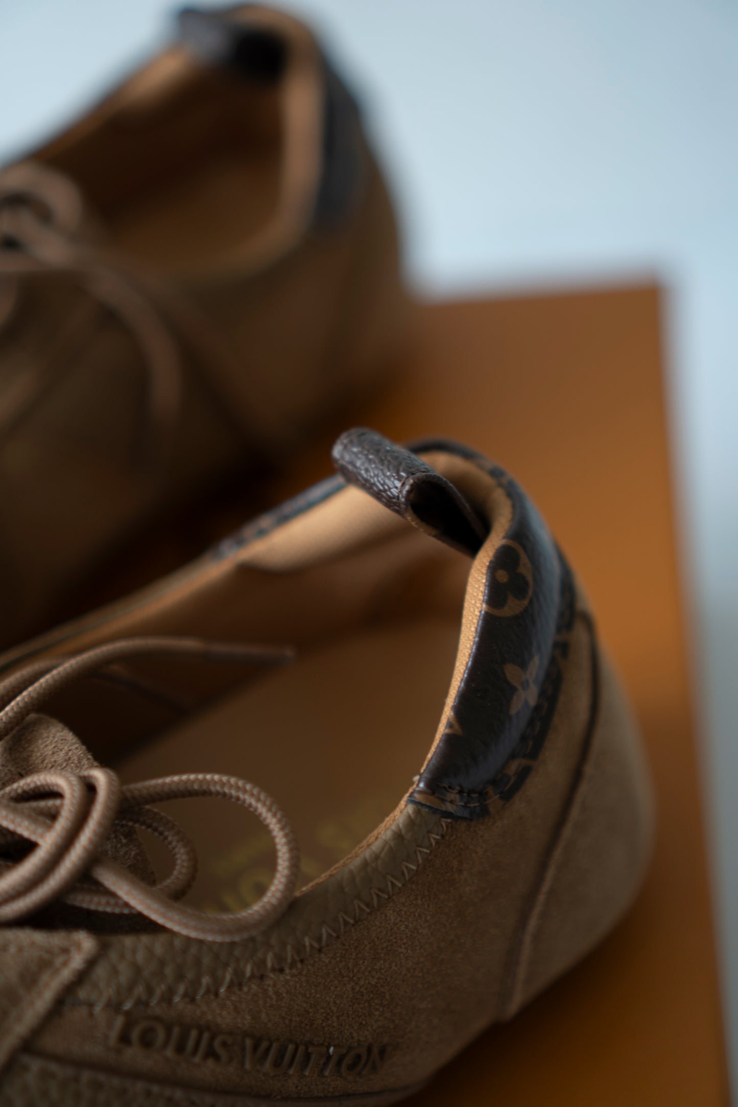 Sneakerina – Cognac Suede