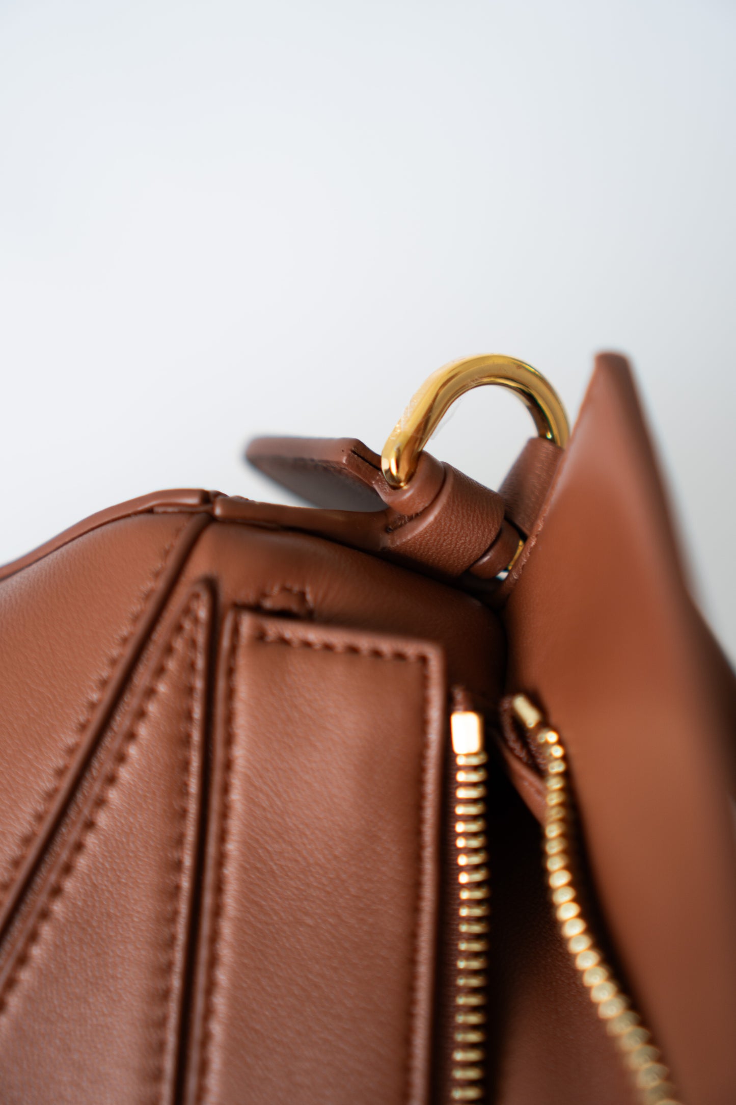 Featherlight Puzzle Bag in Medium Size – Pecan Nappa Lambskin
