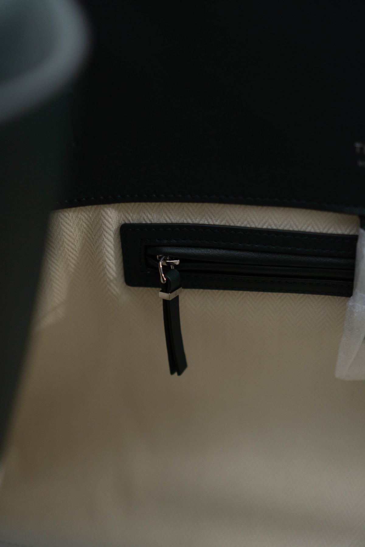 Margaux 15 Bag – Dark Green Grained Leather