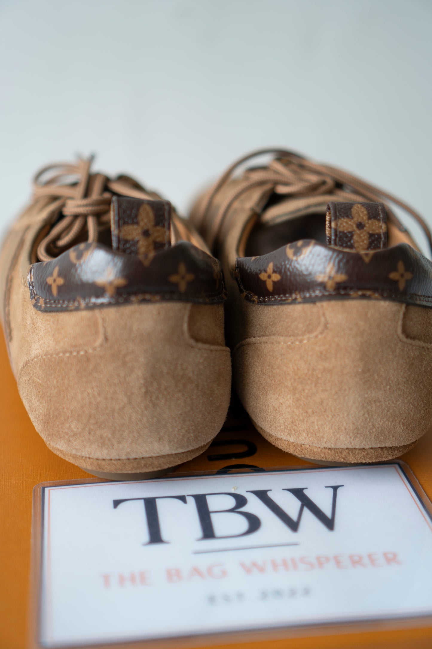 Sneakerina – Cognac Suede
