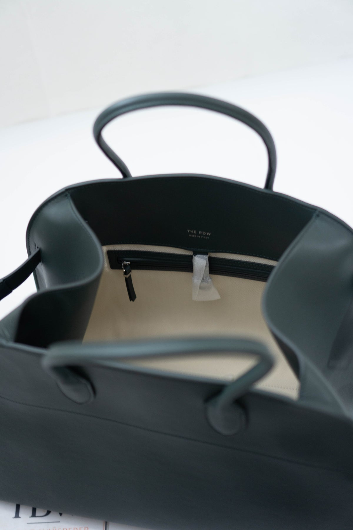 Margaux 15 Bag – Dark Green Grained Leather