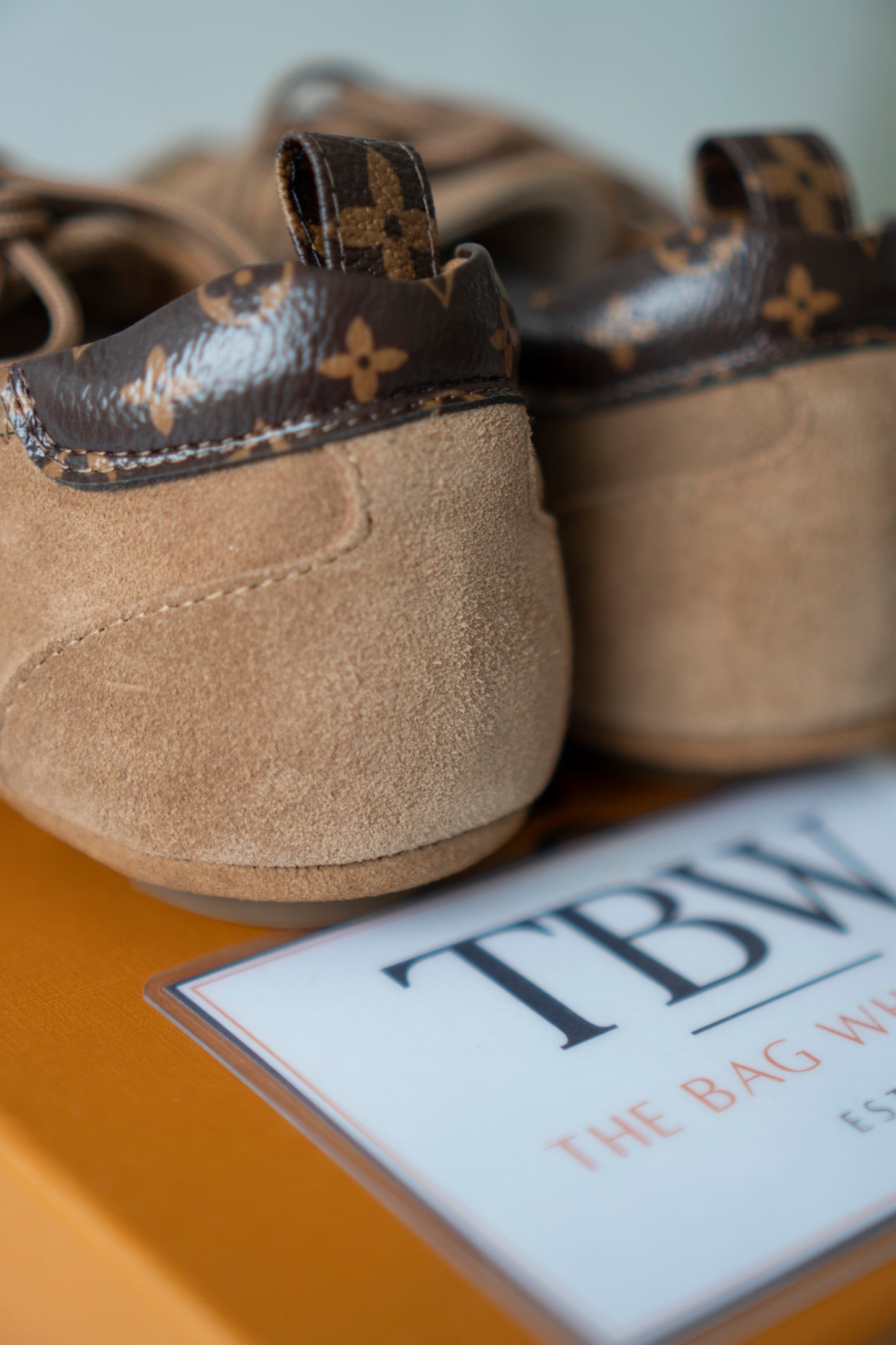 Sneakerina – Cognac Suede