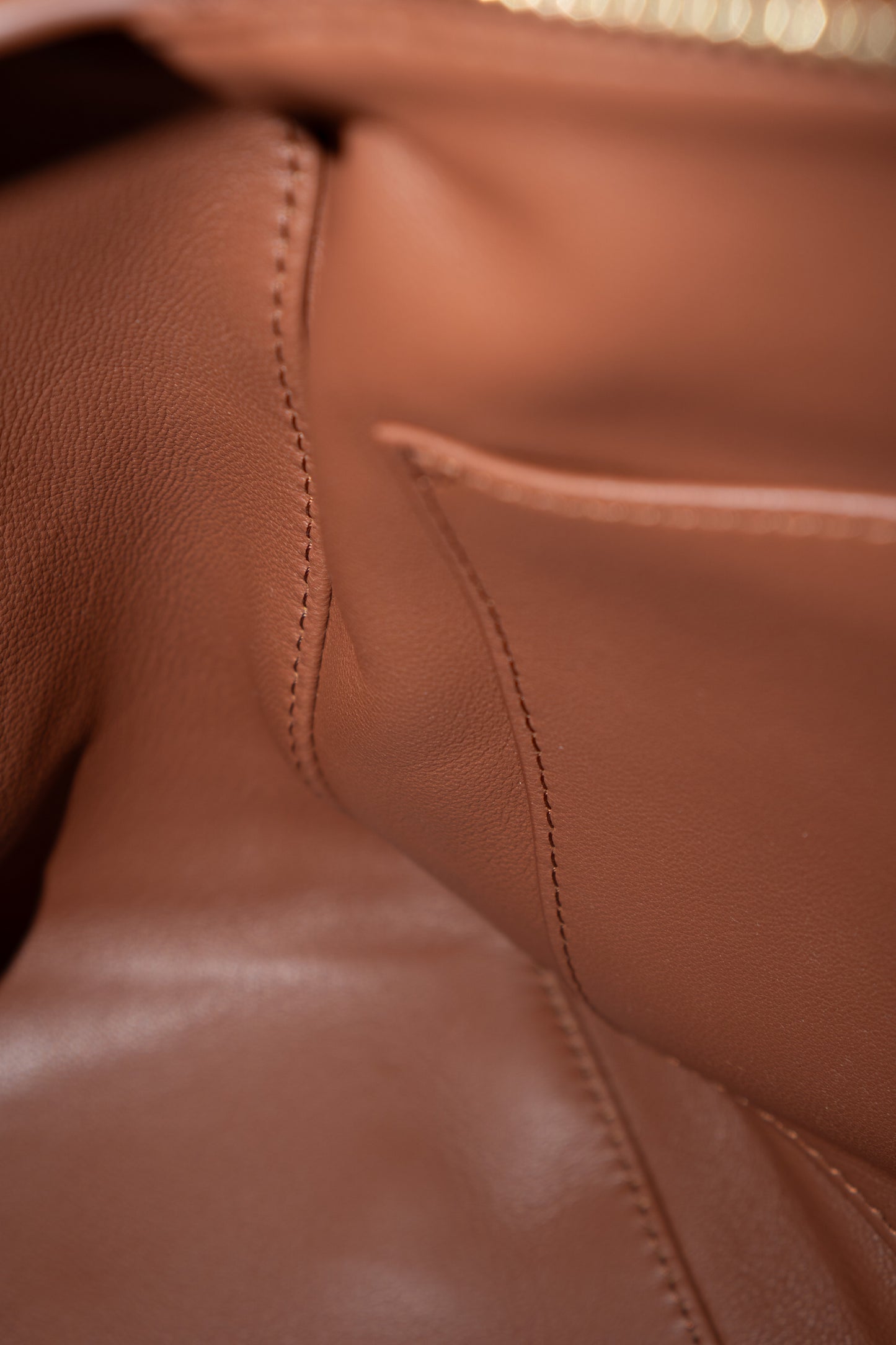 Featherlight Puzzle Bag in Medium Size – Pecan Nappa Lambskin