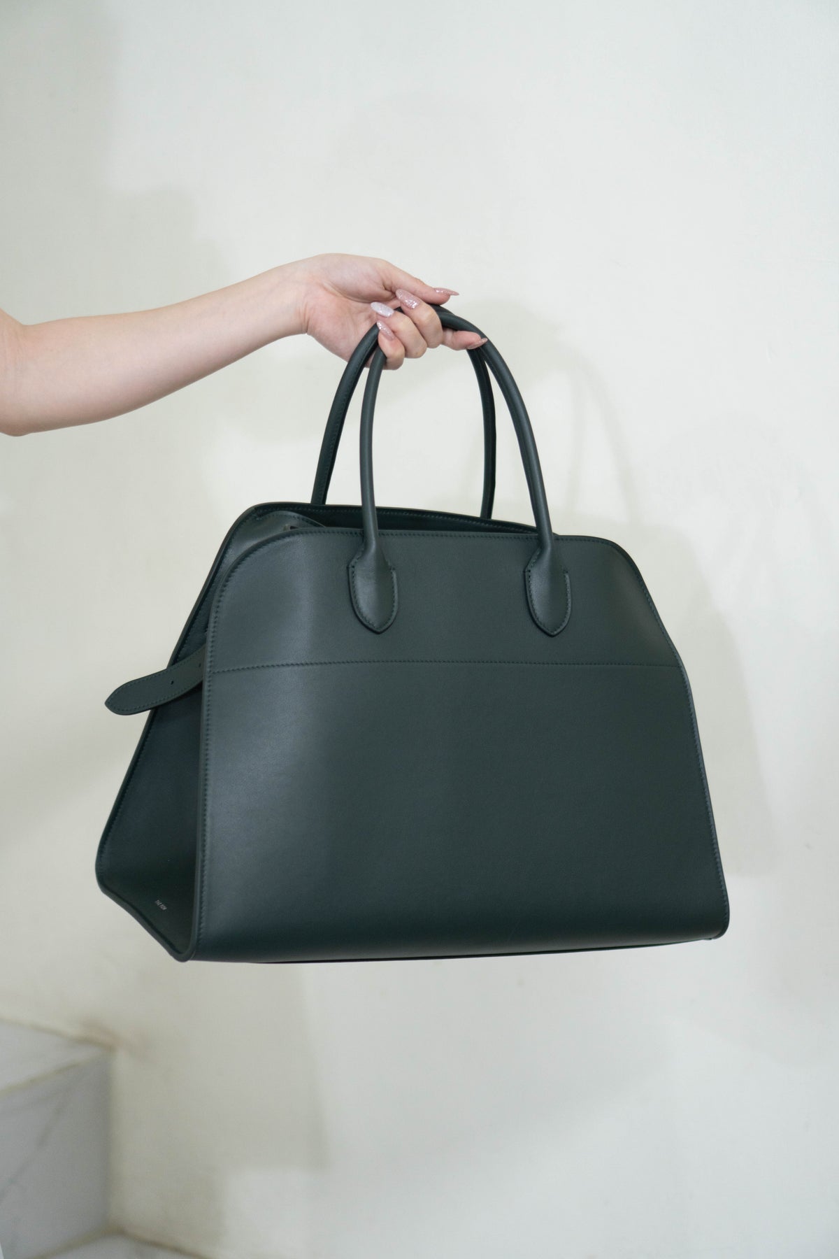 Margaux 15 Bag – Dark Green Grained Leather