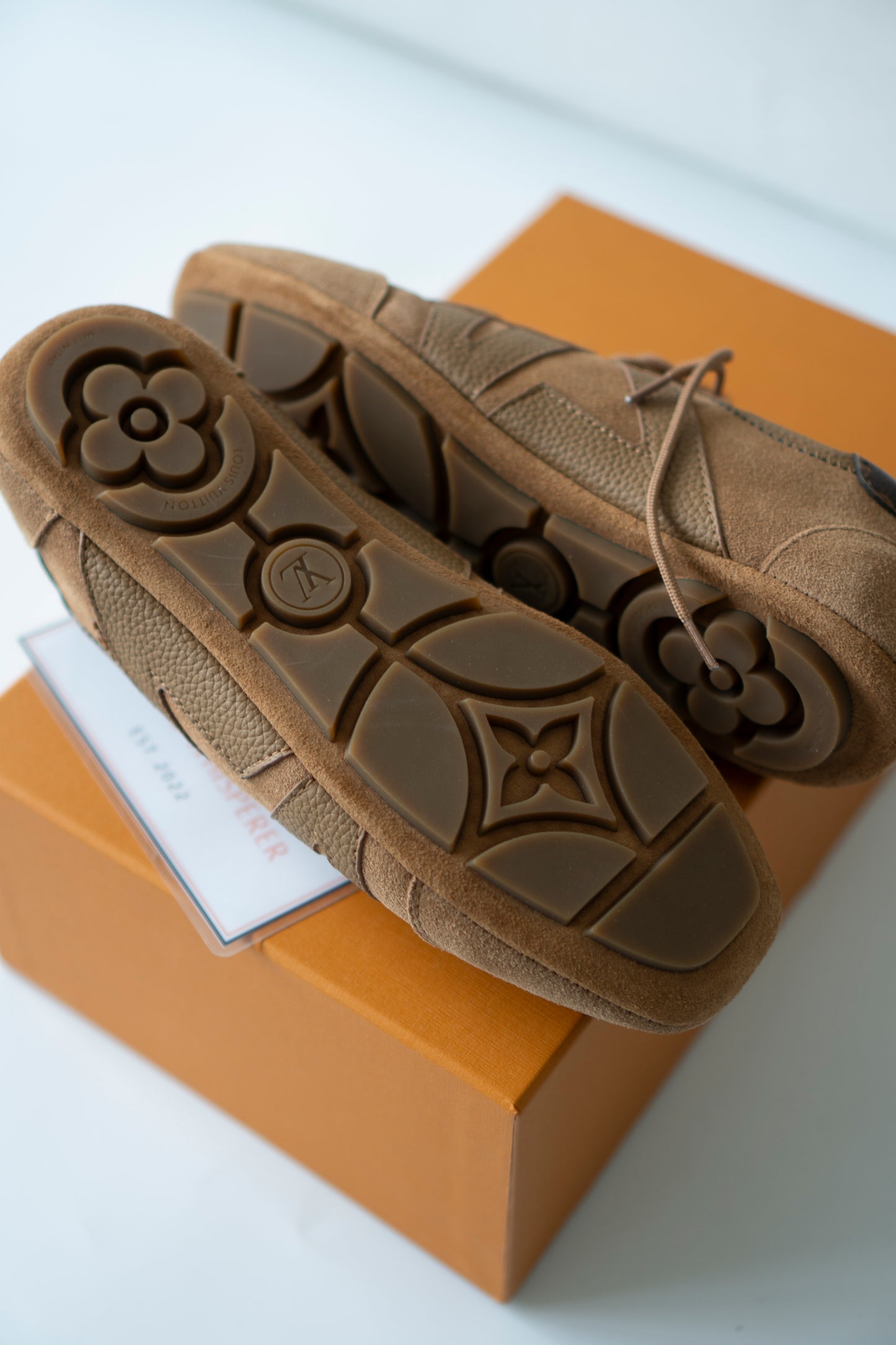 Sneakerina – Cognac Suede