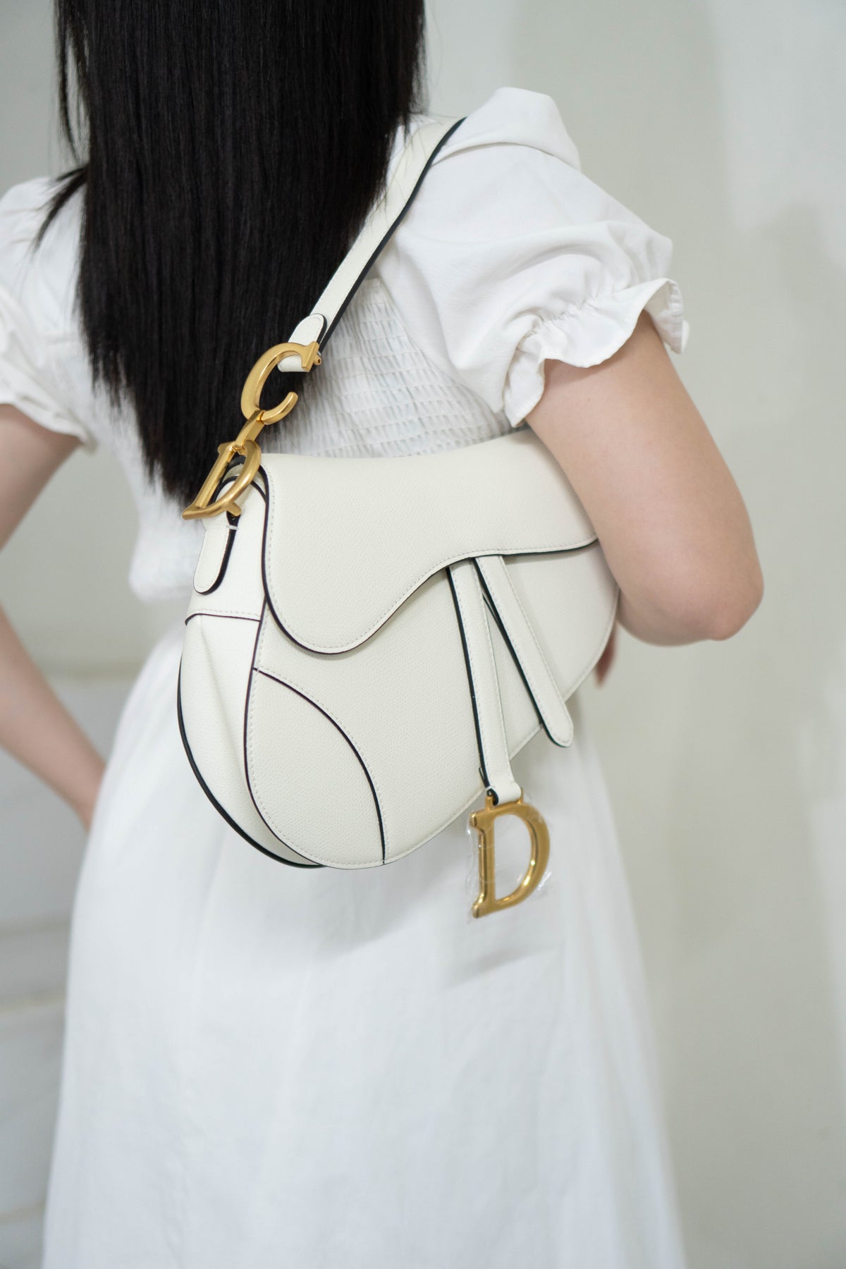 Saddle Bag – Latte Grained Calfskin