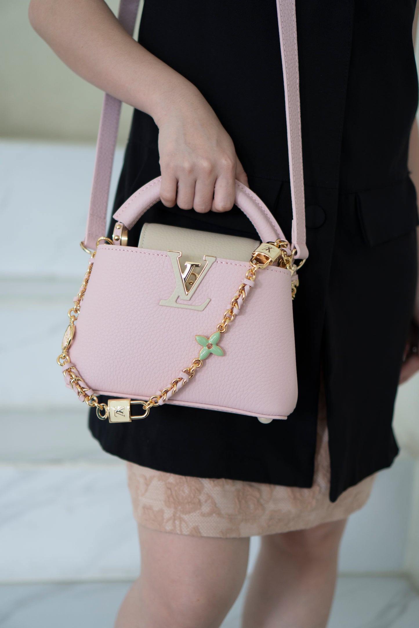Capucine Mini Top Handle – Light Bliss Pink Taurillon Leather