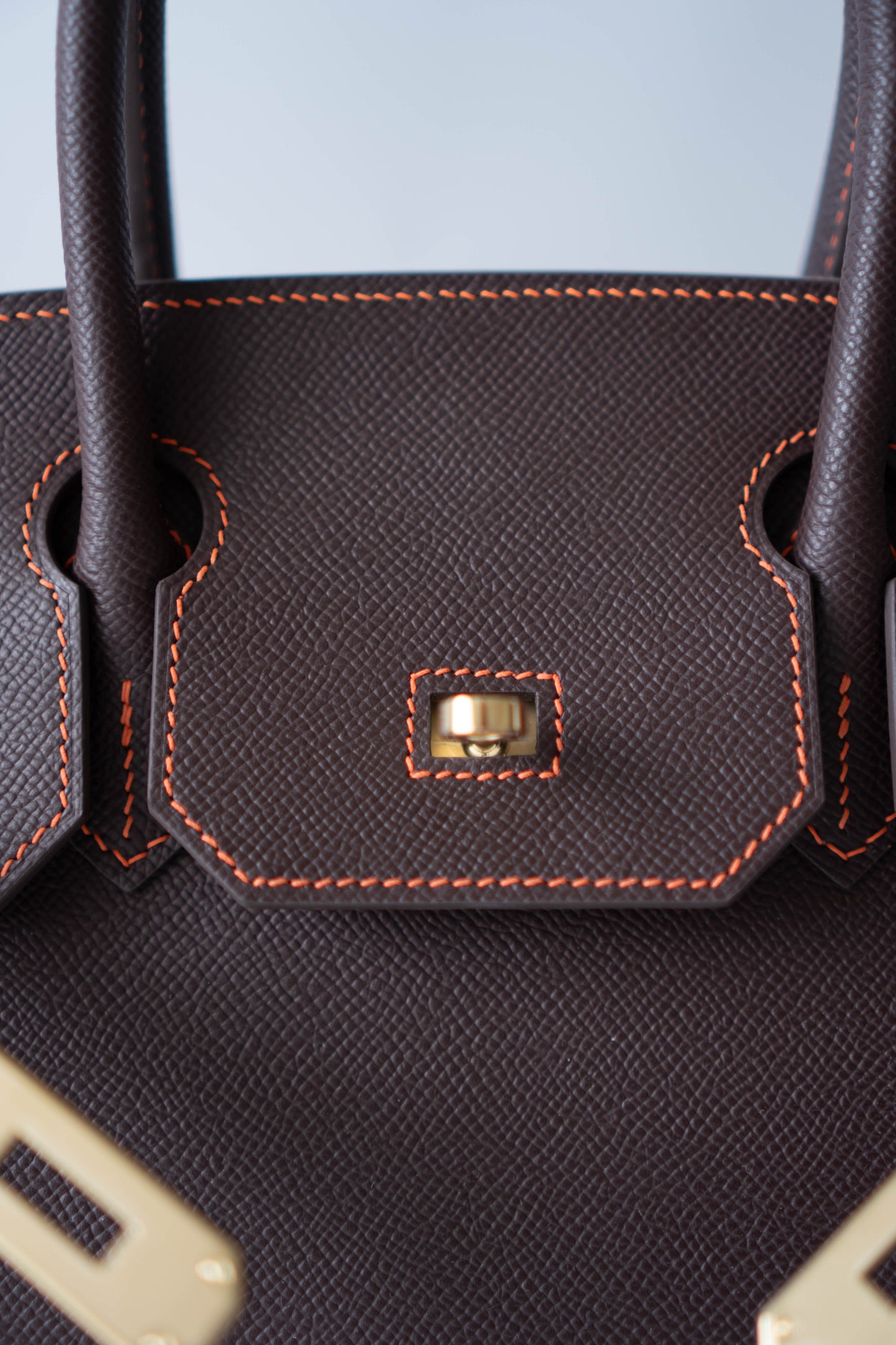 BK 30 With Horseshoe Stamp in Epsom Sellier with Permabrass Custom Order